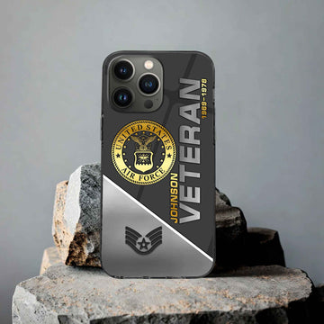 Premium Custom USAF Phone Case VPVC503804, Gifts For Air Force Veteran, Best Gifts On Father's Day, Armed Forces Day, Independence Day, Veterans Day.