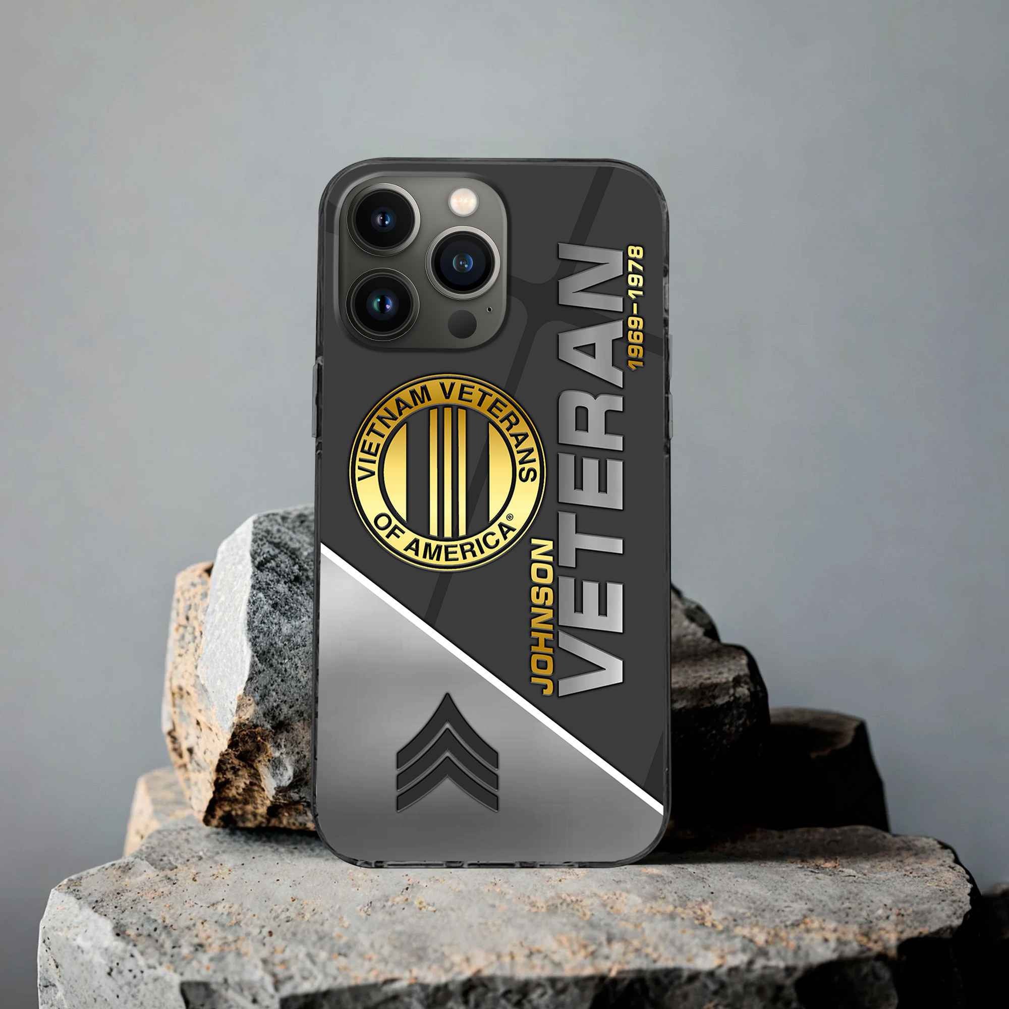 Premium Custom Vietnam Veteran Phone Case VPVC503806, Gifts For Vietnam Veteran, Best Gifts On Father's Day, Armed Forces Day, Independence Day, Veterans Day.