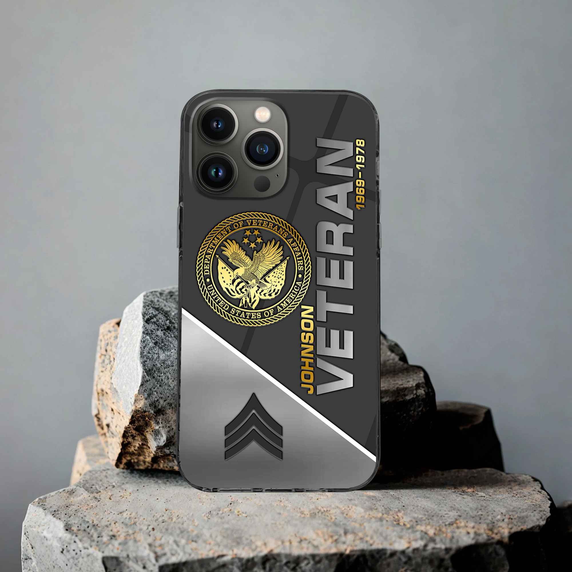 Premium Custom US Veteran Phone Case VPVC503807, Gifts For US Veteran, Best Gifts On Father's Day, Armed Forces Day, Independence Day, Veterans Day.