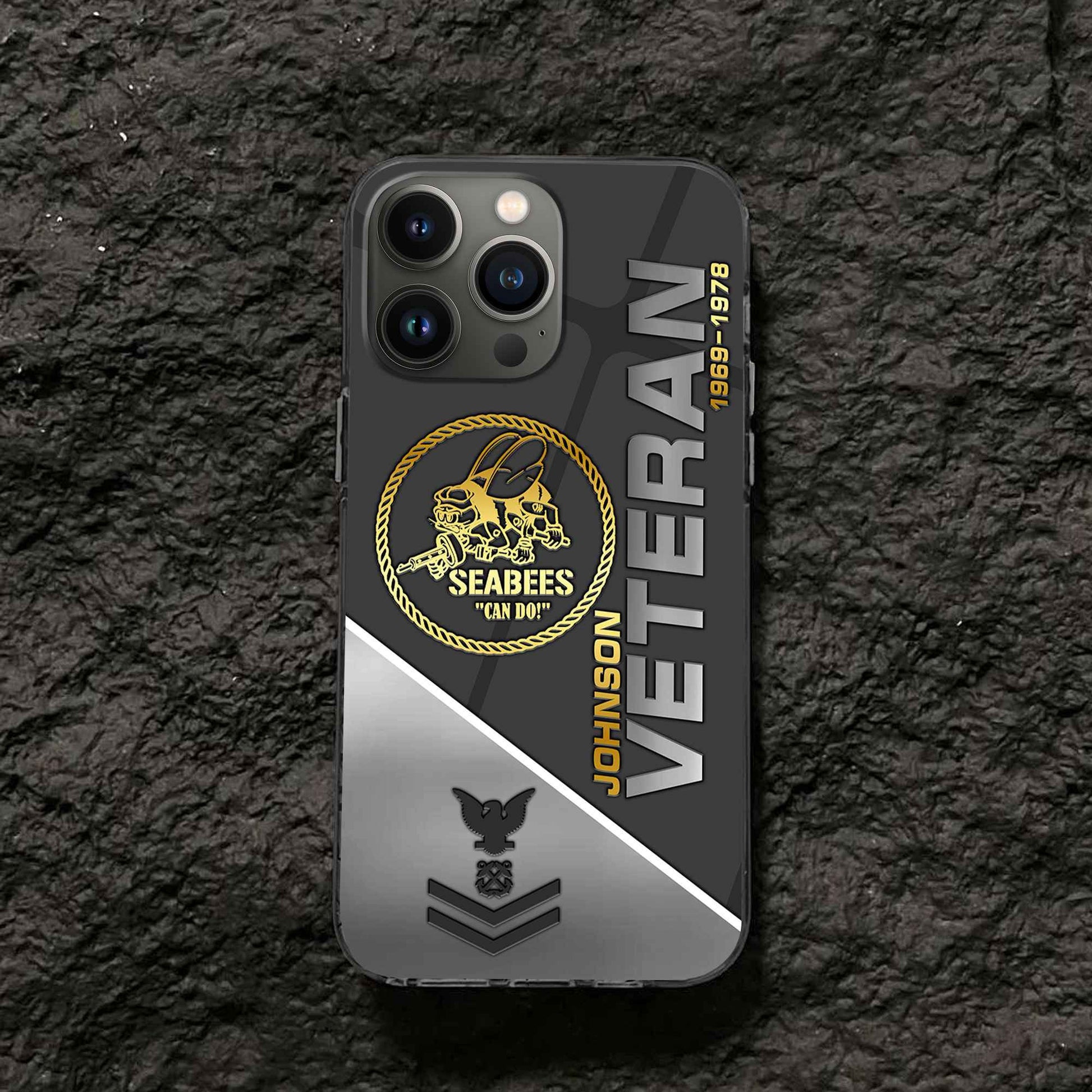 Premium Custom US Seabees Phone Case VPVC503809, Gifts For Seabees Veteran, Best Gifts On Father's Day, Armed Forces Day, Independence Day, Veterans Day.