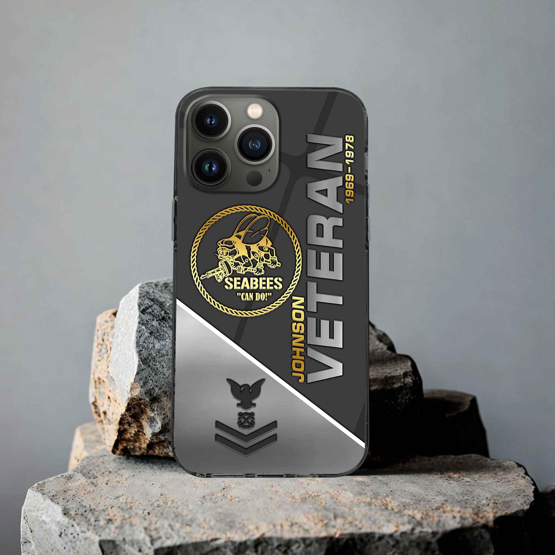 Premium Custom US Seabees Phone Case VPVC503809, Gifts For Seabees Veteran, Best Gifts On Father's Day, Armed Forces Day, Independence Day, Veterans Day.