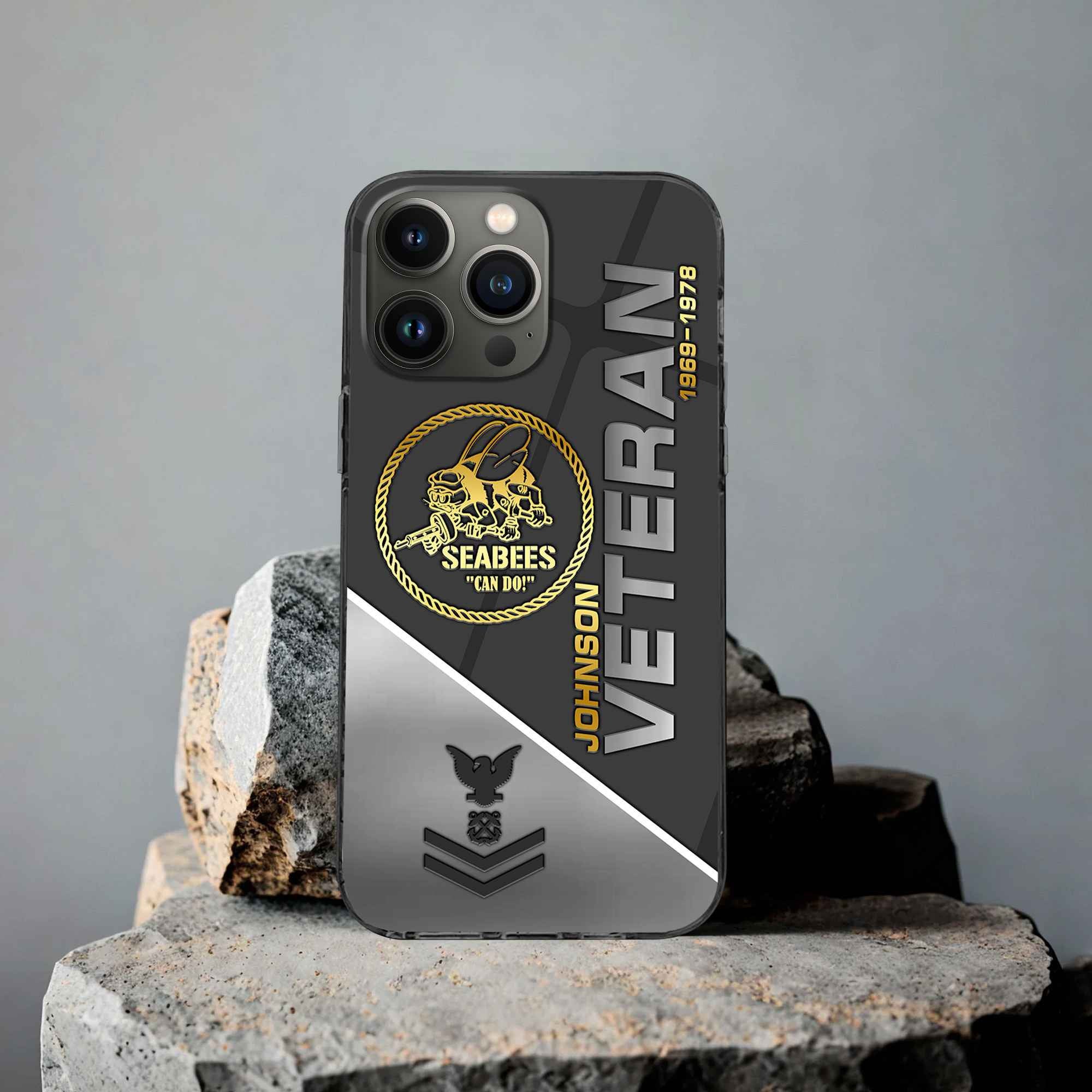 Premium Custom US Seabees Phone Case VPVC503809, Gifts For Seabees Veteran, Best Gifts On Father's Day, Armed Forces Day, Independence Day, Veterans Day.
