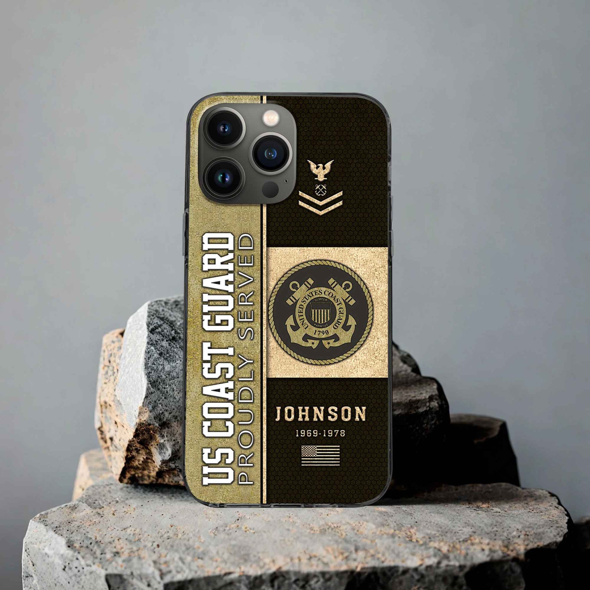 USCG Custom Phone Case VPVC503905, Gifts For Coast Guard Veteran, Best Gifts On Father's Day, Armed Forces Day, Independence Day, Veterans Day.