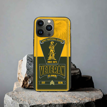 Premium US Army National Guard Phone Case VPVC504008, Custom Name, Rank, Year, Gifts For Army National Guard Veteran, Best Gifts On Father's Day, Armed Forces Day, Independence Day, Veterans Day.