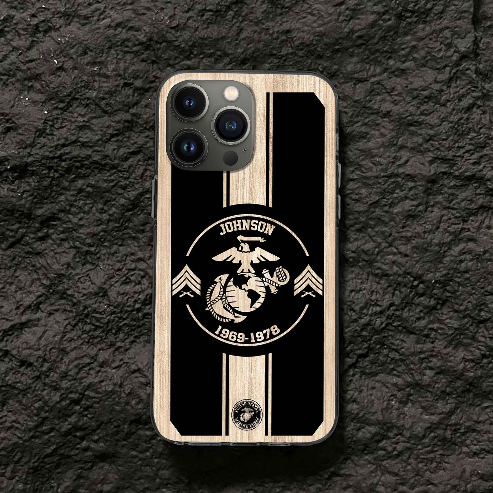 Premium Custom USMC Phone Case VPVC504103, Gifts For Marine Veteran, Gifts For Dad, For Husband, Best Gifts On Father's Day, Armed Forces Day, Independence Day, Veterans Day.