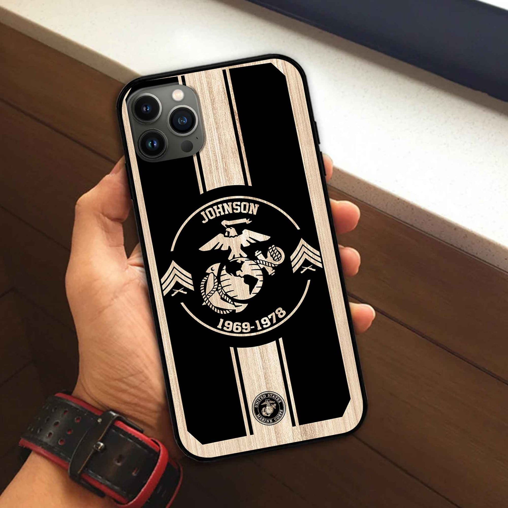 Premium Custom USMC Phone Case VPVC504103, Gifts For Marine Veteran, Gifts For Dad, For Husband, Best Gifts On Father's Day, Armed Forces Day, Independence Day, Veterans Day.