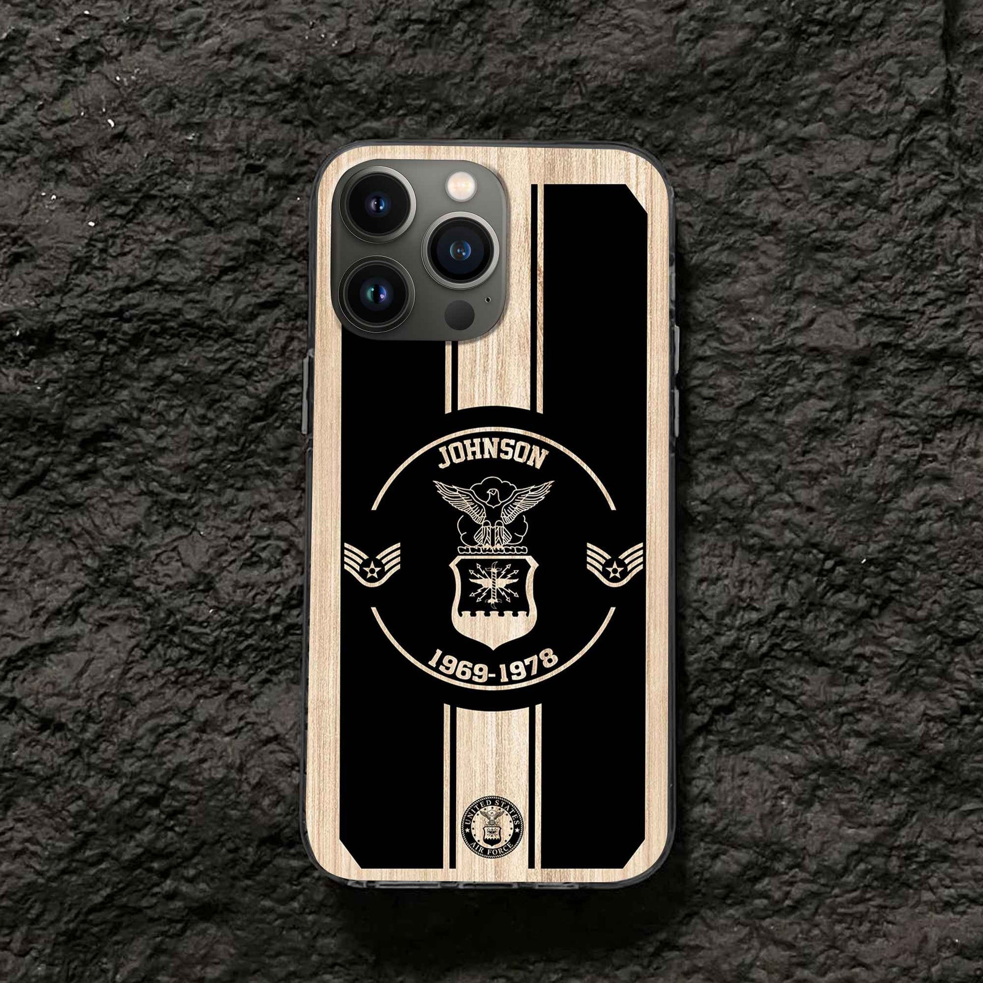 Premium Custom USAF Phone Case VPVC504104, Gifts For Air Force Veteran, Gifts For Dad, For Husband, Best Gifts On Father's Day, Armed Forces Day, Independence Day, Veterans Day.