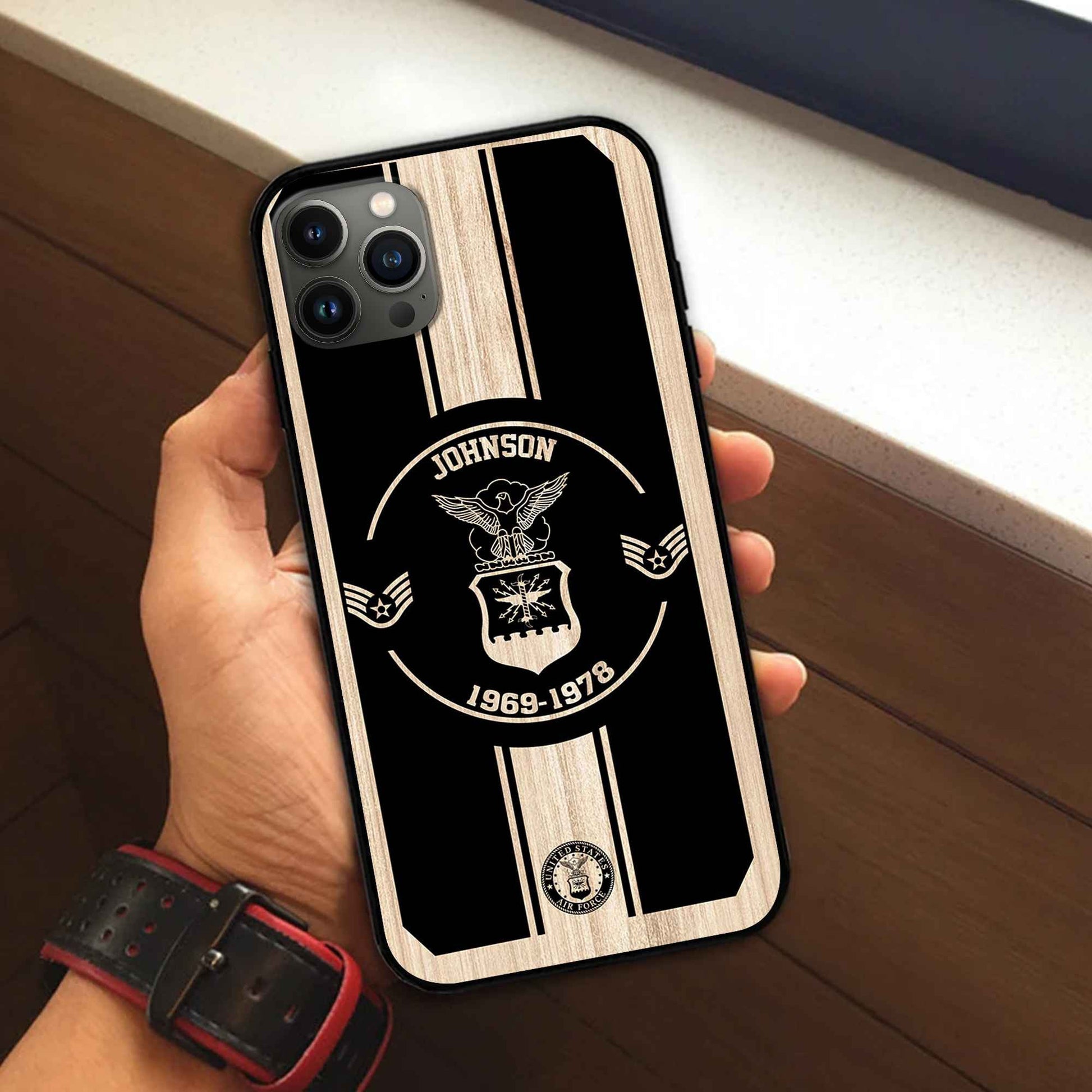 Premium Custom USAF Phone Case VPVC504104, Gifts For Air Force Veteran, Gifts For Dad, For Husband, Best Gifts On Father's Day, Armed Forces Day, Independence Day, Veterans Day.