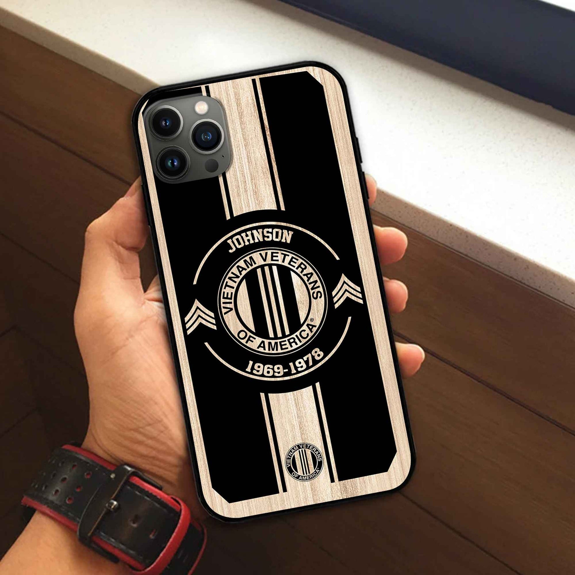 Premium Custom Vietnam Veteran Phone Case VPVC504106, Gifts For Vietnam Veteran, Gifts For Dad, For Husband, Best Gifts On Father's Day, Armed Forces Day, Independence Day, Veterans Day.