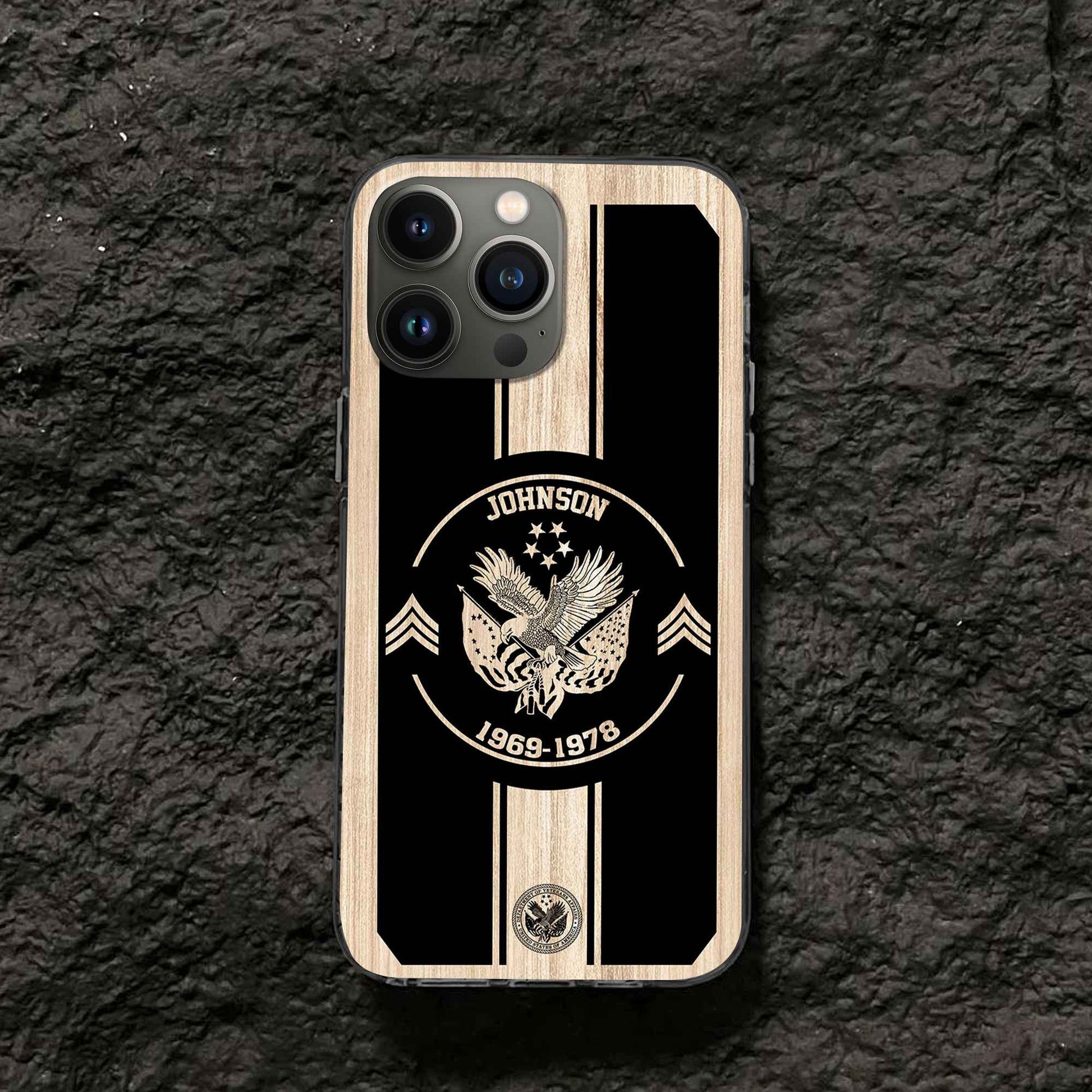 Premium Custom US Veteran Phone Case VPVC504107, Gifts For US Veteran, Gifts For Dad, For Husband, Best Gifts On Father's Day, Armed Forces Day, Independence Day, Veterans Day.
