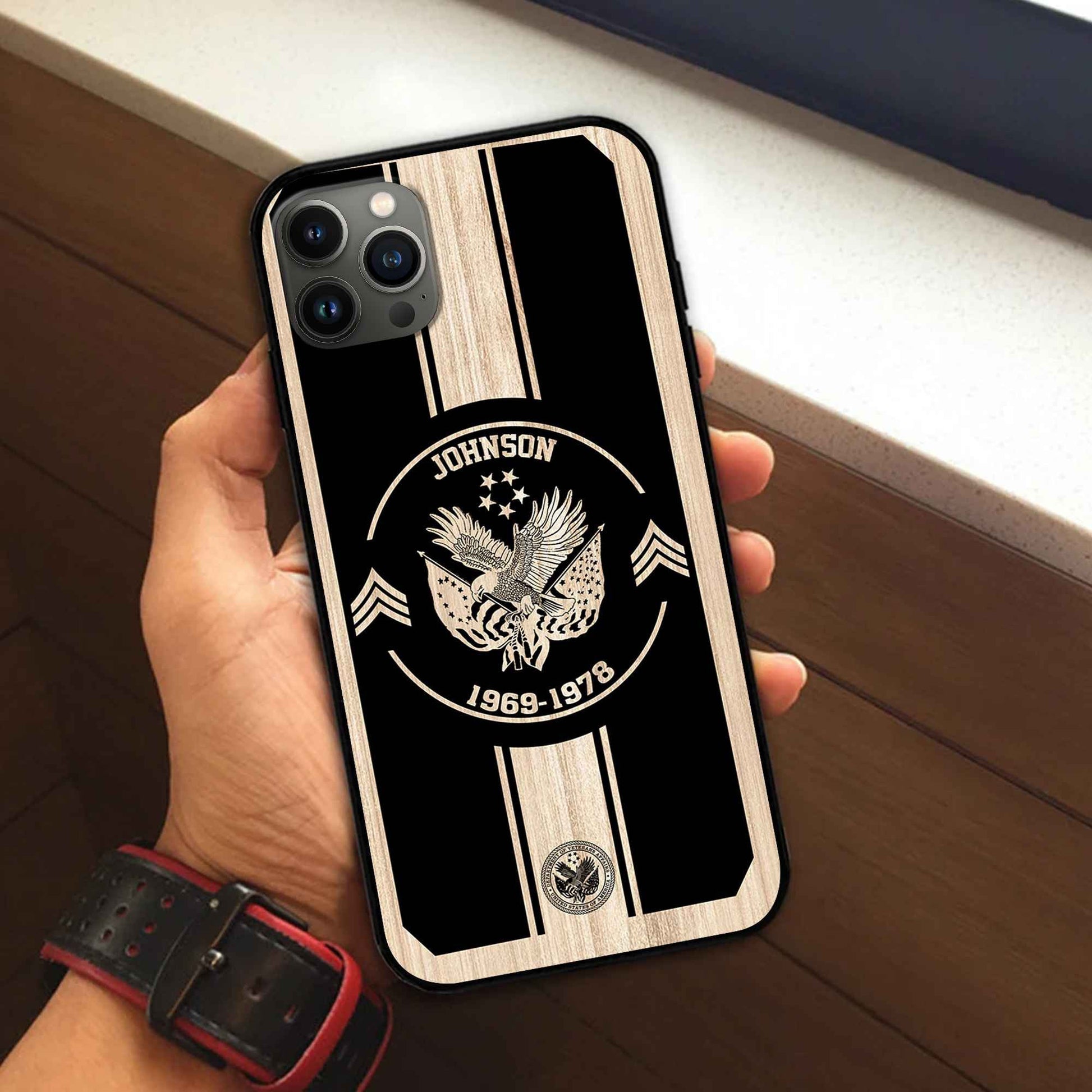 Premium Custom US Veteran Phone Case VPVC504107, Gifts For US Veteran, Gifts For Dad, For Husband, Best Gifts On Father's Day, Armed Forces Day, Independence Day, Veterans Day.