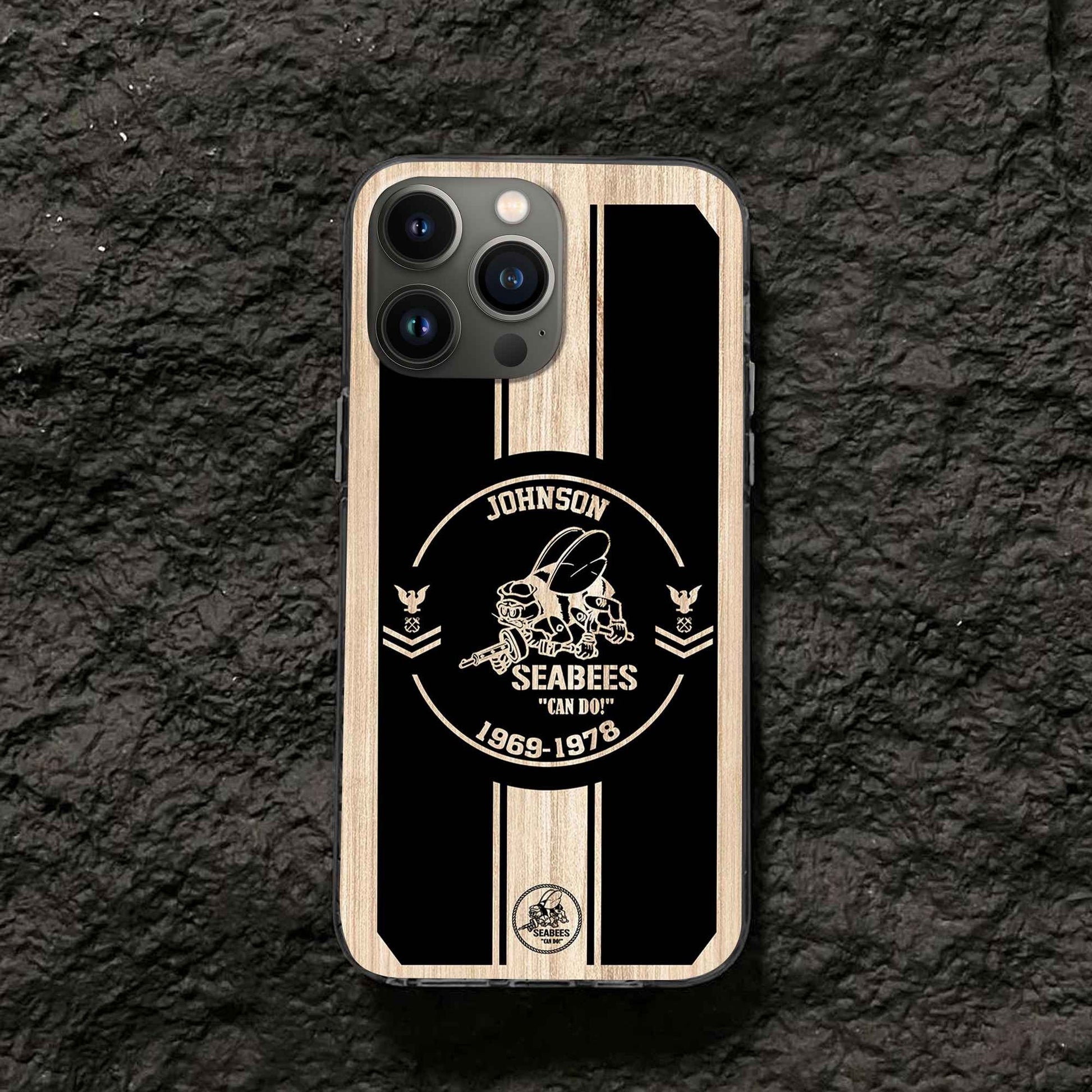 Premium Custom US Seabees Phone Case VPVC504109, Gifts For Seabees Veteran, Gifts For Dad, For Husband, Best Gifts On Father's Day, Armed Forces Day, Independence Day, Veterans Day.