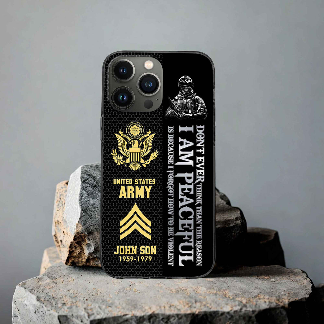 Premium Custom US Army Phone Case VPVC504301, Gifts For Army Veteran, Best Gifts On Father's Day, Armed Forces Day, Independence Day, Veterans Day.