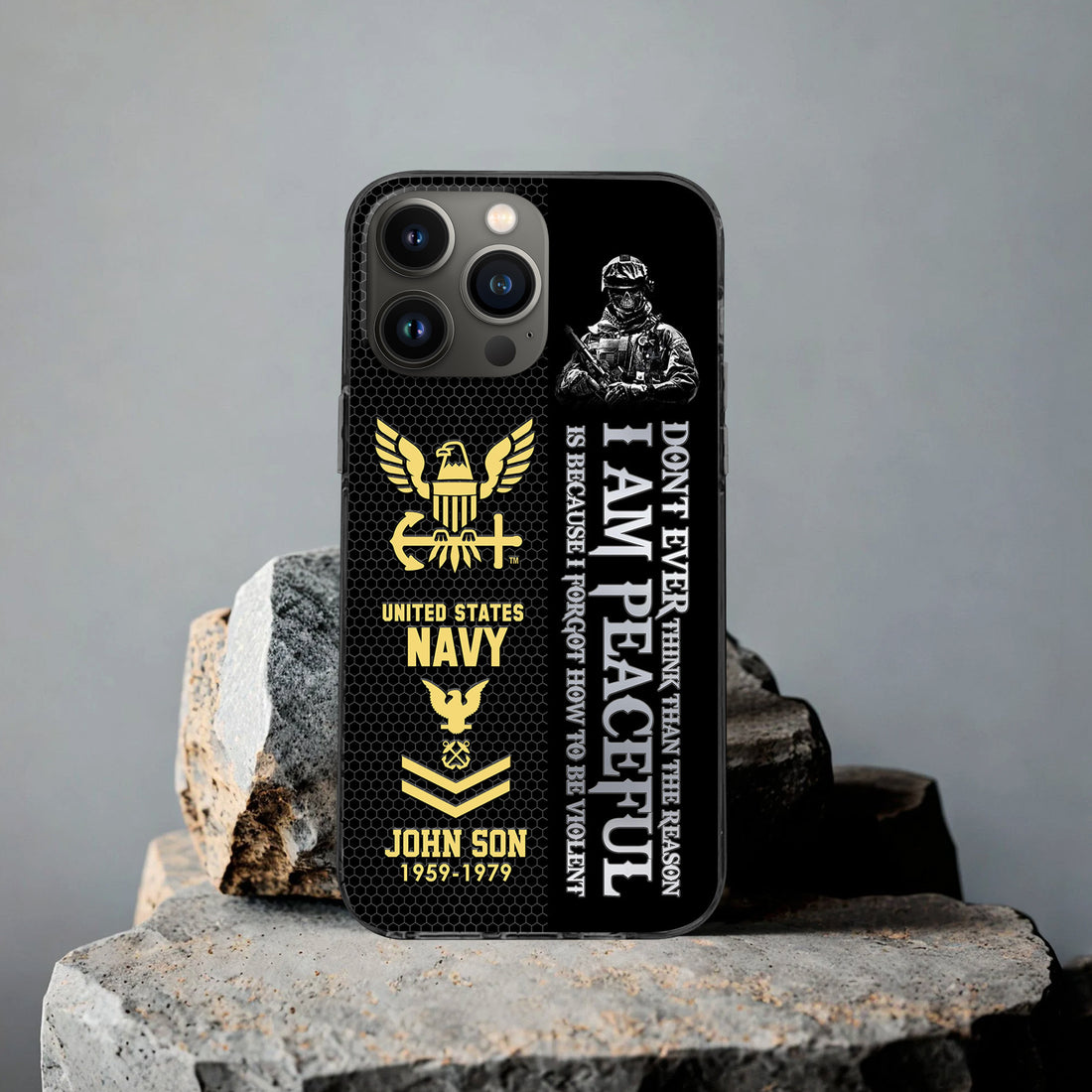 Premium Custom US Navy Phone Case VPVC504302, Gifts For Navy Veteran, Best Gifts On Father's Day, Armed Forces Day, Independence Day, Veterans Day.