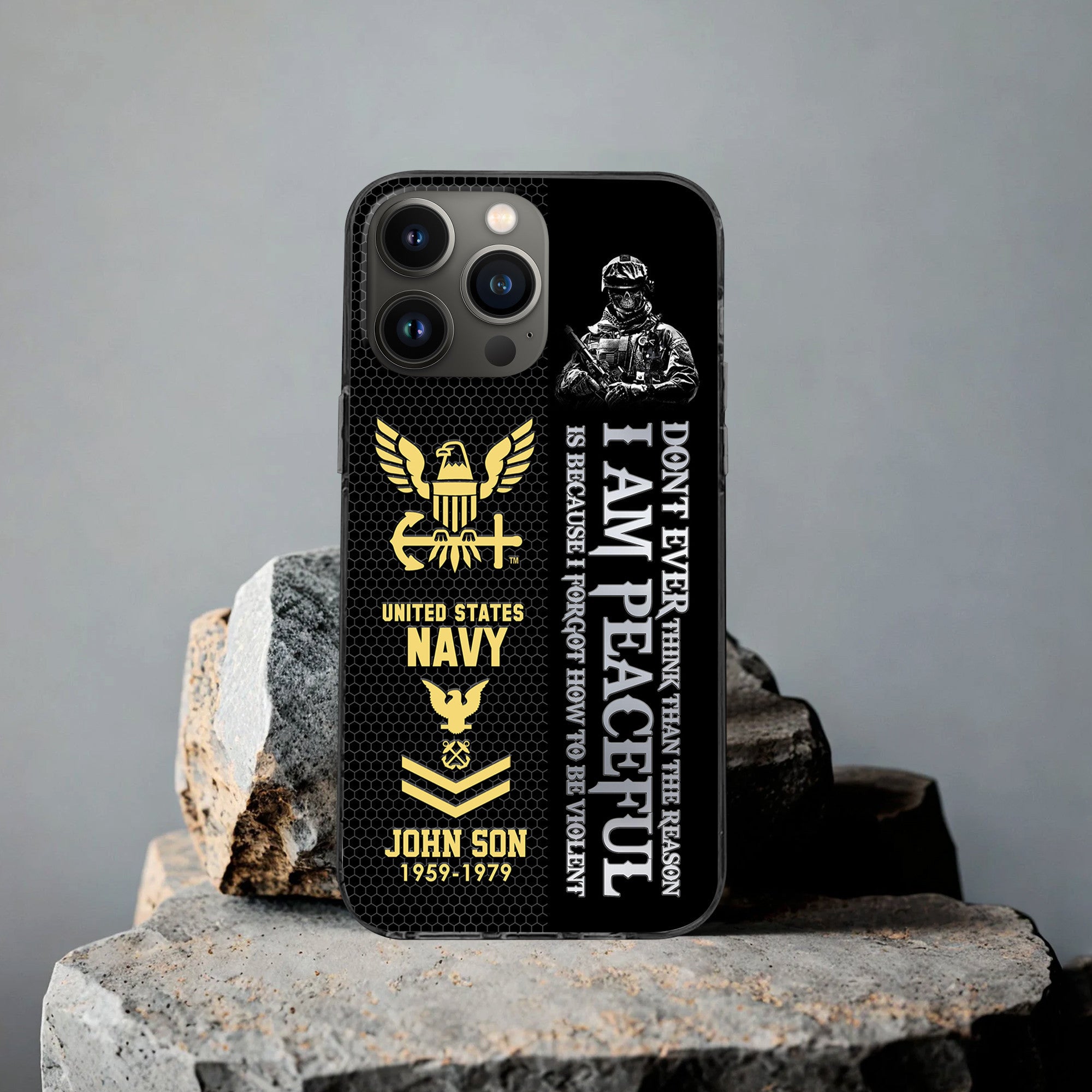 Premium Custom US Navy Phone Case VPVC504302, Gifts For Navy Veteran, Best Gifts On Father's Day, Armed Forces Day, Independence Day, Veterans Day.