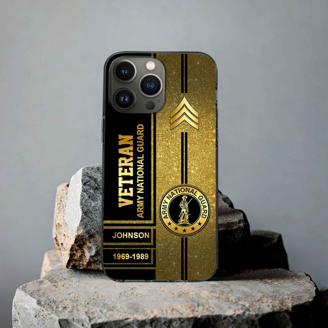 Premium US Army National Guard Phone Case VPVC504508, Custom Name, Rank, Year, Gifts For Army National Guard Veteran, Best Gifts On Father's Day, Armed Forces Day, Independence Day, Veterans Day.