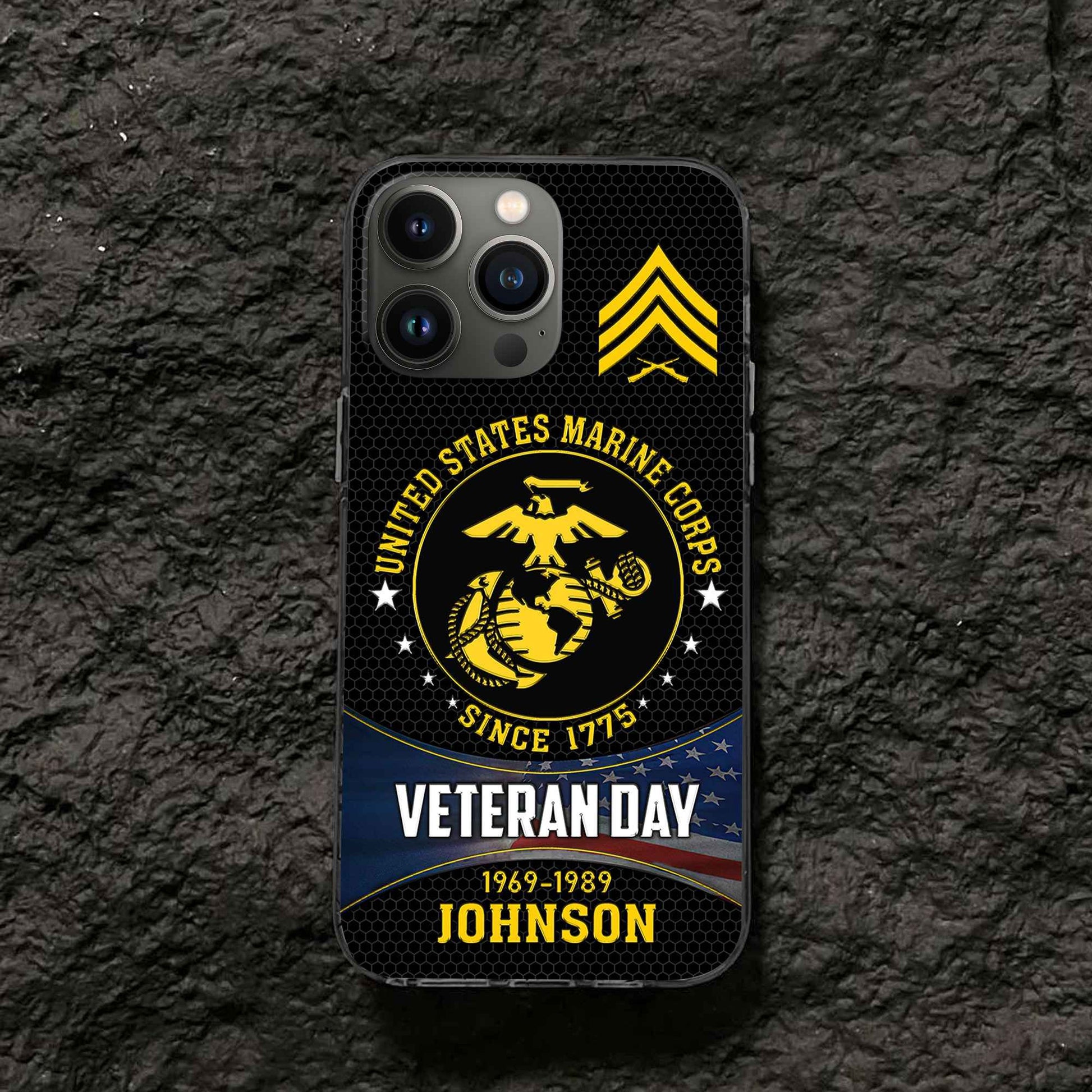 Premium Custom USMC Phone Case VPVC504603, Gifts For Marine Veteran, Gifts For Dad, For Husband, Best Gifts On Father's Day, Armed Forces Day, Independence Day, Veterans Day.