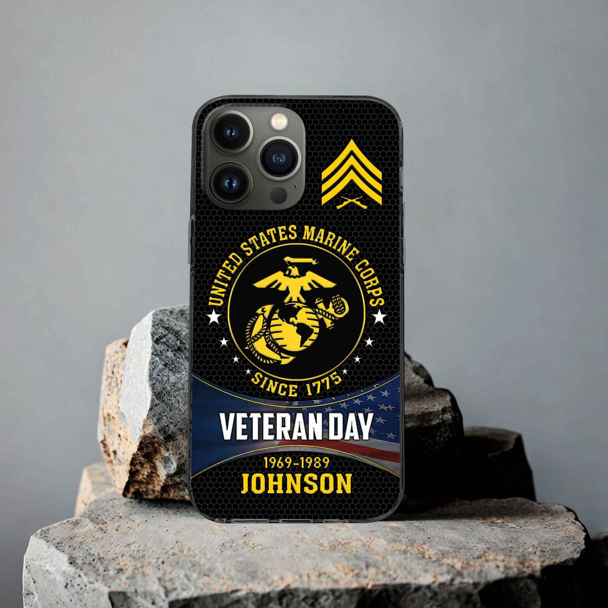 Premium Custom USMC Phone Case VPVC504603, Gifts For Marine Veteran, Gifts For Dad, For Husband, Best Gifts On Father's Day, Armed Forces Day, Independence Day, Veterans Day.