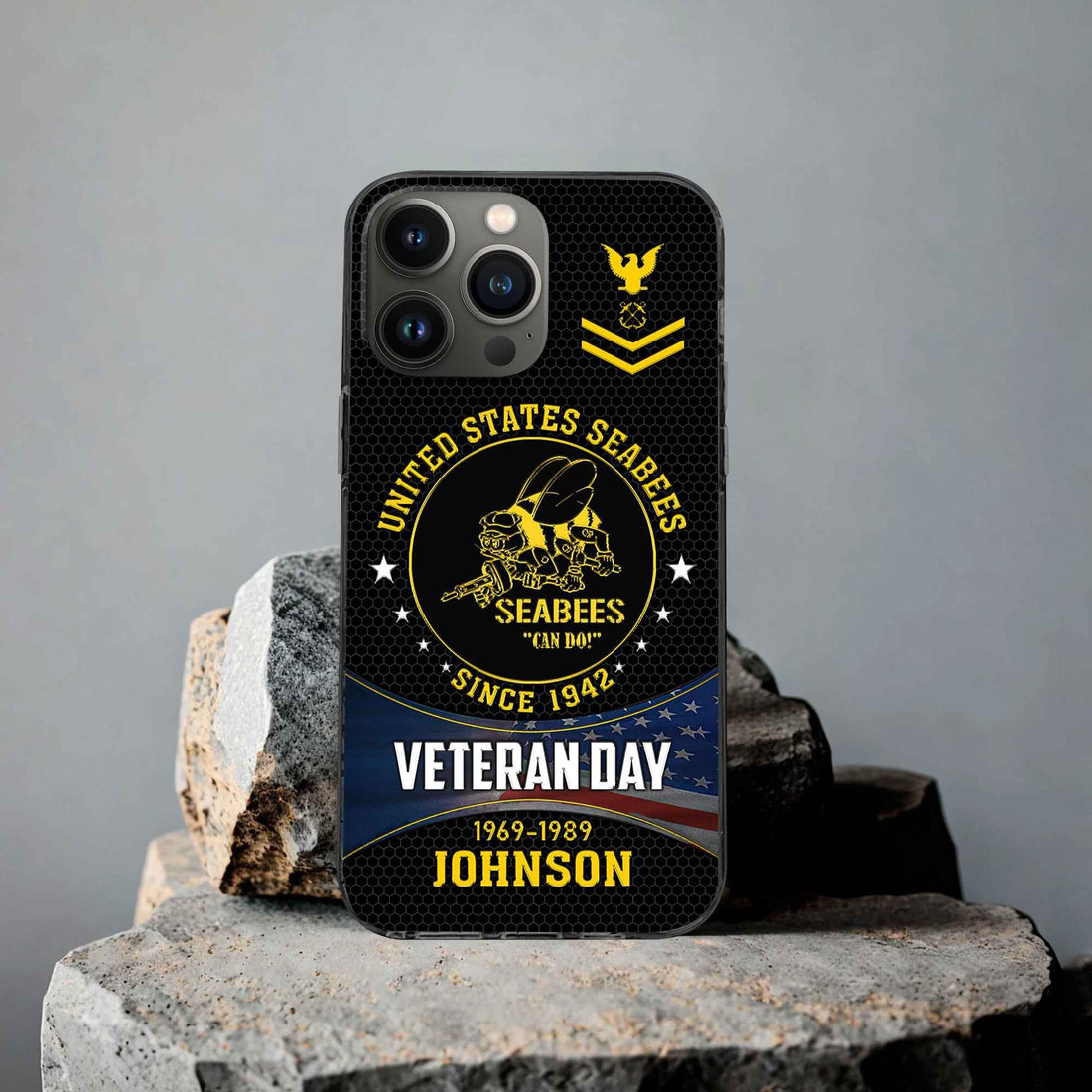 Premium Custom US Seabees Phone Case VPVC504609, Gifts For Seabees Veteran, Gifts For Dad, For Husband, Best Gifts On Father's Day, Armed Forces Day, Independence Day, Veterans Day.