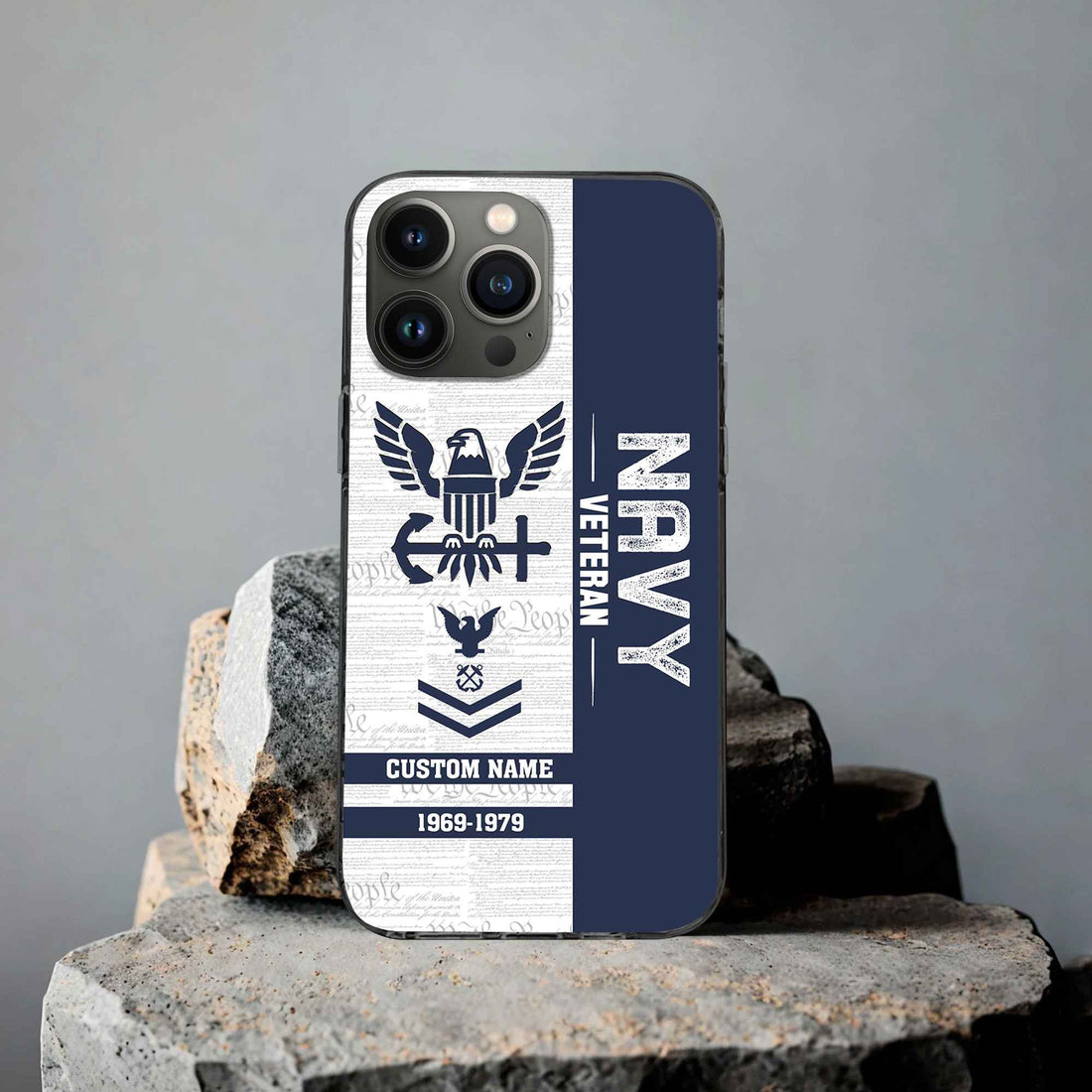 Unique Custom Name, Rank, Year US Navy Phone Case VPVC504702, Gifts For Navy Veteran, Gifts For Dad, For Husband, Best Gifts On Father's Day, Independence Day, Veterans Day.