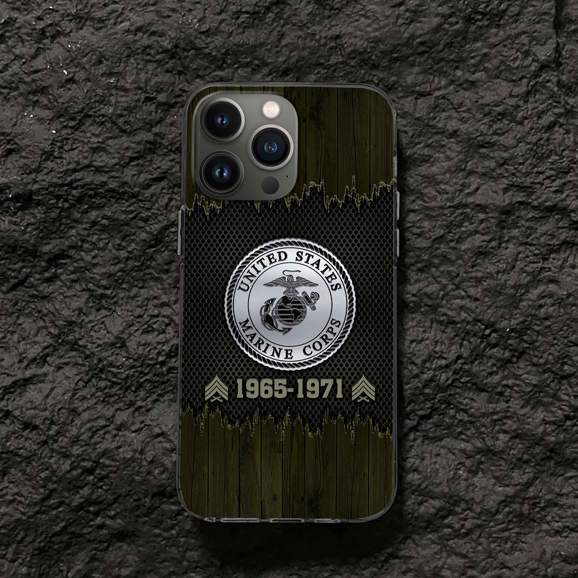 Premium Custom USMC Phone Case VPVC504803, Gifts For Marine Veteran, Best Gifts On Father's Day, Armed Forces Day, Independence Day, Veterans Day.