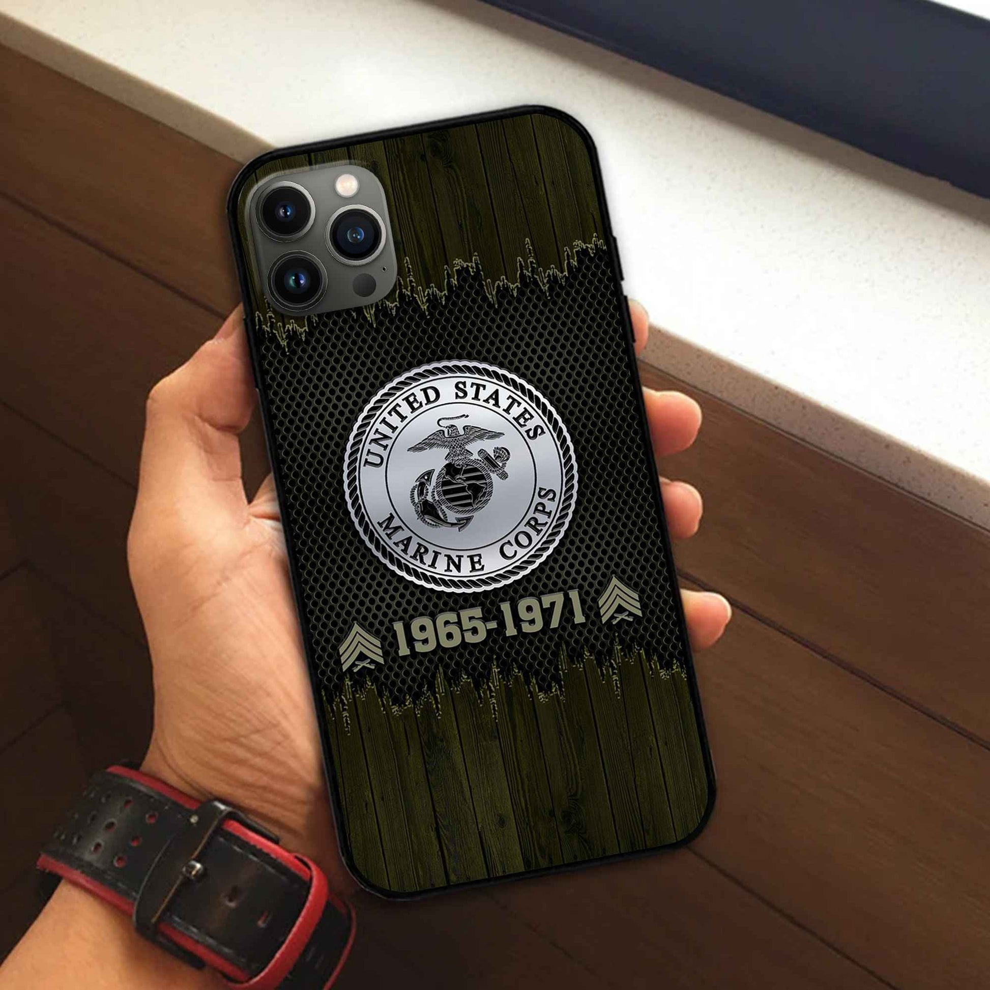 Premium Custom USMC Phone Case VPVC504803, Gifts For Marine Veteran, Best Gifts On Father's Day, Armed Forces Day, Independence Day, Veterans Day.
