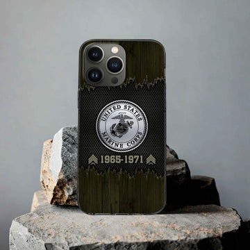 Premium Custom USMC Phone Case VPVC504803, Gifts For Marine Veteran, Best Gifts On Father's Day, Armed Forces Day, Independence Day, Veterans Day.