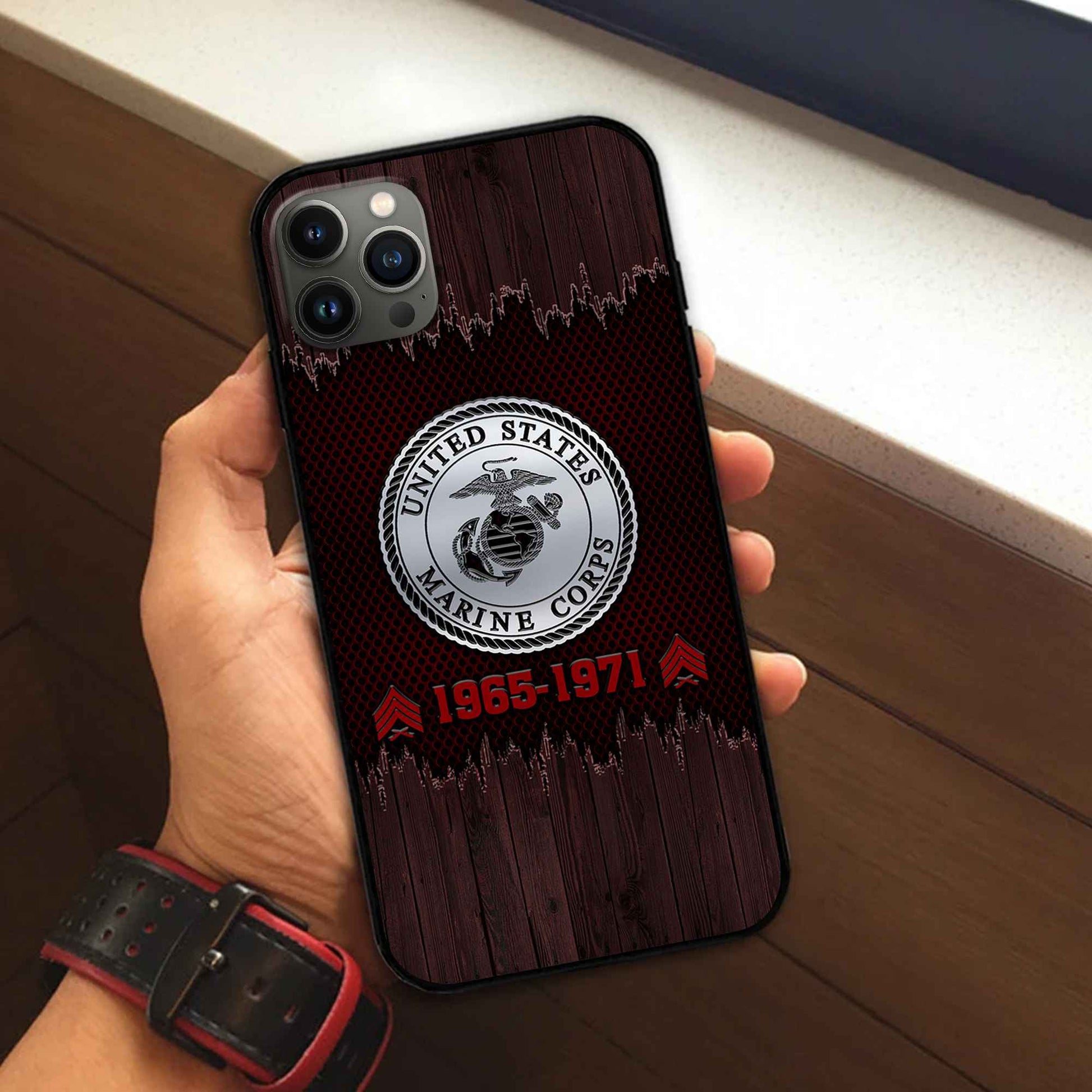Premium Custom USMC Phone Case VPVC504811, Gifts For Marine Veteran, Best Gifts On Father's Day, Armed Forces Day, Independence Day, Veterans Day.