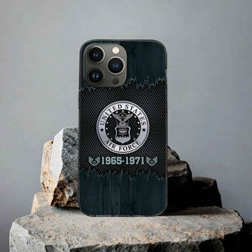 Premium Custom USAF Phone Case VPVC504804, Gifts For Air Force Veteran, Best Gifts On Father's Day, Armed Forces Day, Independence Day, Veterans Day.