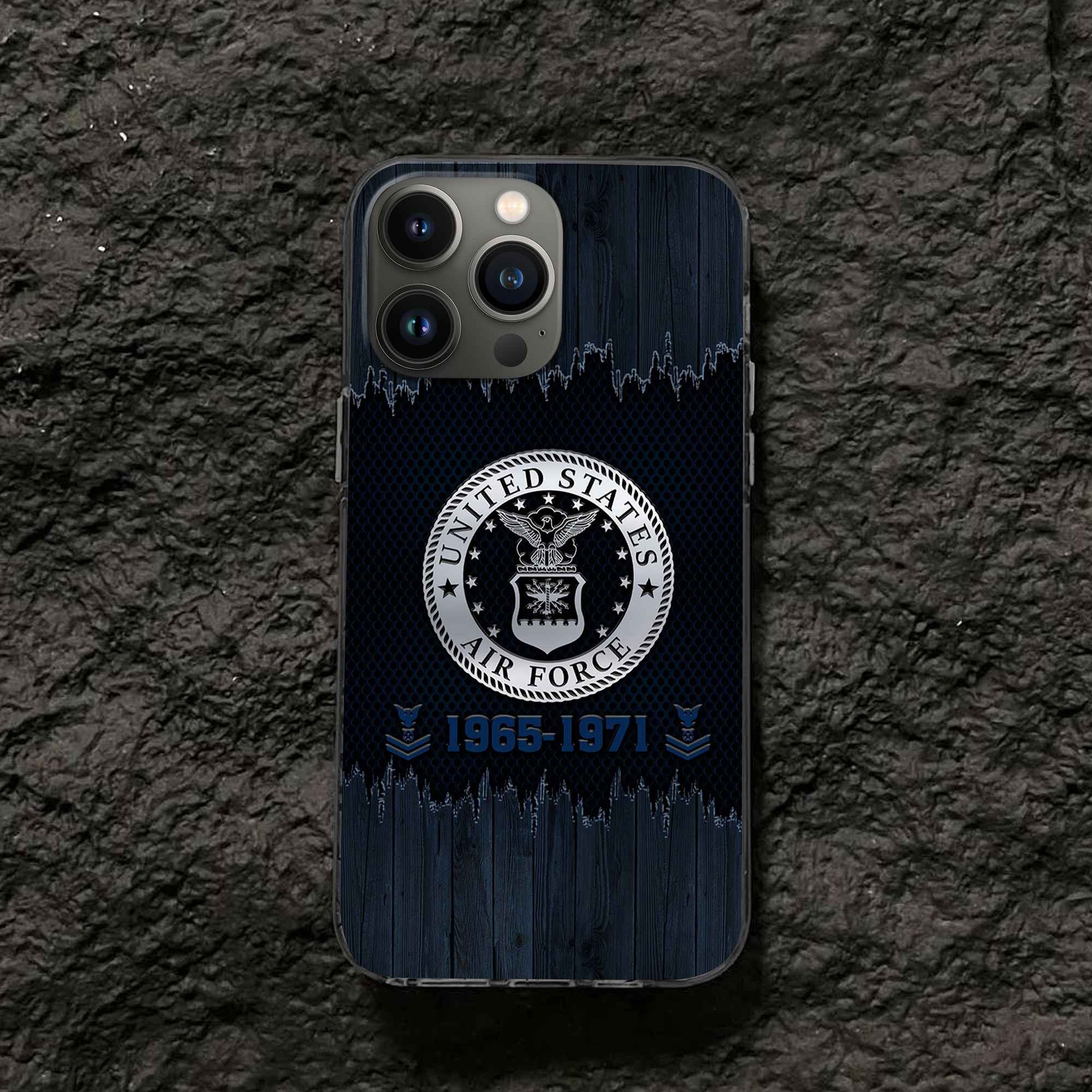 Premium Custom USAF Phone Case VPVC504812, Gifts For Air Force Veteran, Best Gifts On Father's Day, Armed Forces Day, Independence Day, Veterans Day.