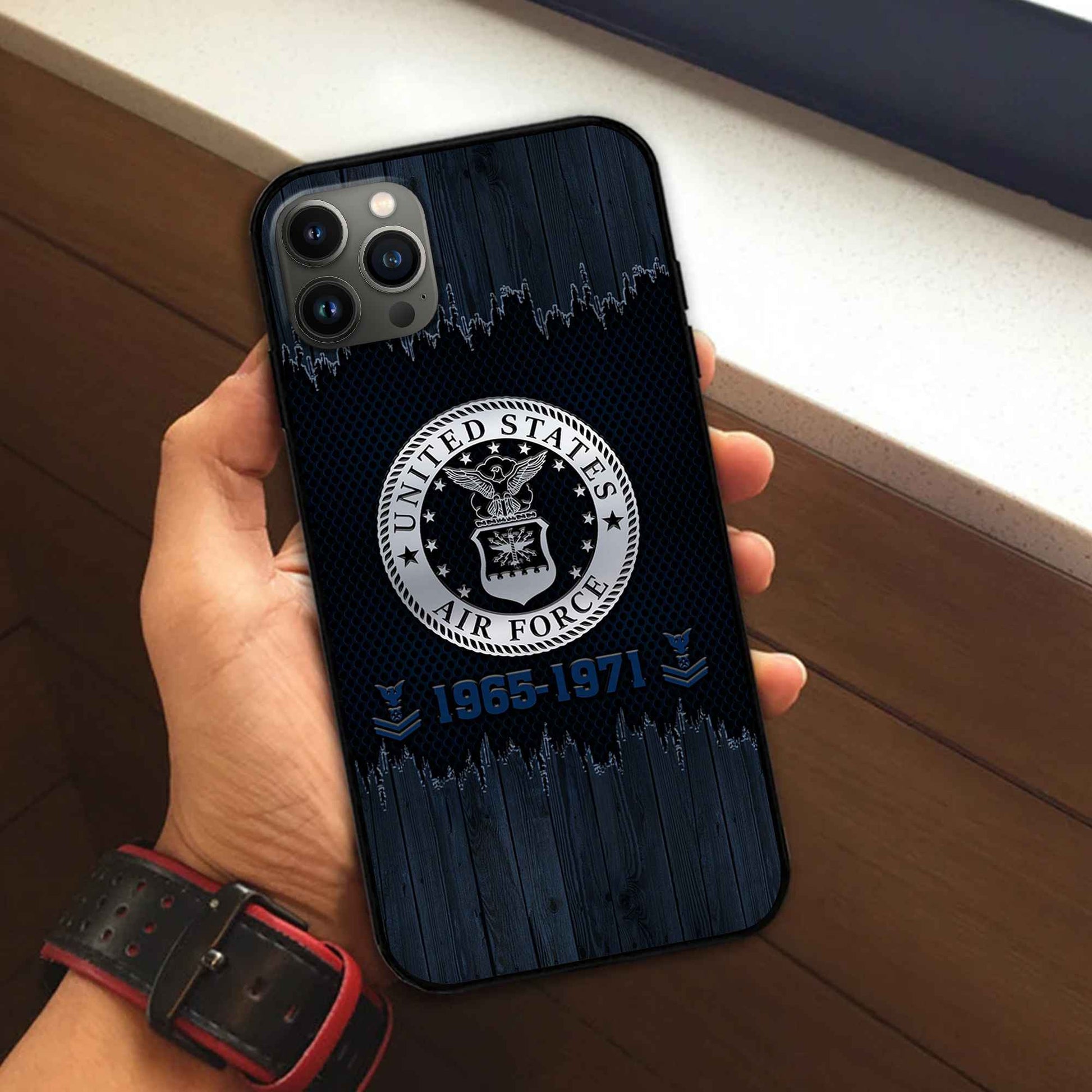 Premium Custom USAF Phone Case VPVC504812, Gifts For Air Force Veteran, Best Gifts On Father's Day, Armed Forces Day, Independence Day, Veterans Day.