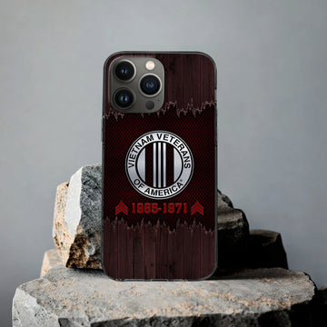 Premium Custom Vietnam Veteran Phone Case VPVC504806, Gifts For Vietnam Veteran, Best Gifts On Father's Day, Armed Forces Day, Independence Day, Veterans Day.