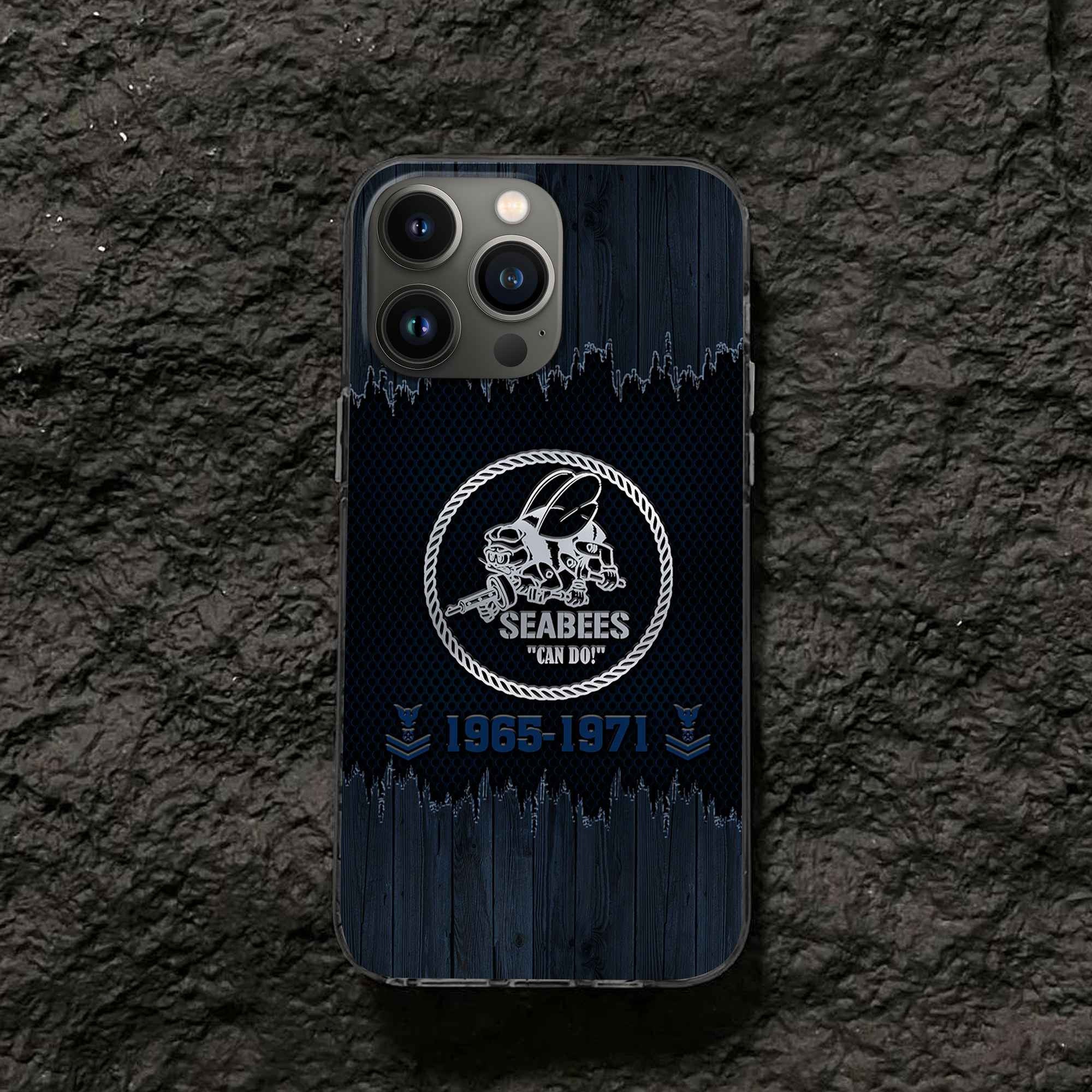Premium Custom US Seabees Phone Case VPVC504809, Gifts For Seabees Veteran, Best Gifts On Father's Day, Armed Forces Day, Independence Day, Veterans Day.
