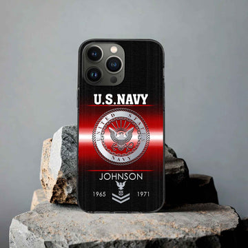 US Navy Custom Phone Case VPVC504902, Gifts For Navy Veteran, Best Gifts On Father's Day, Armed Forces Day, Independence Day, Veterans Day.