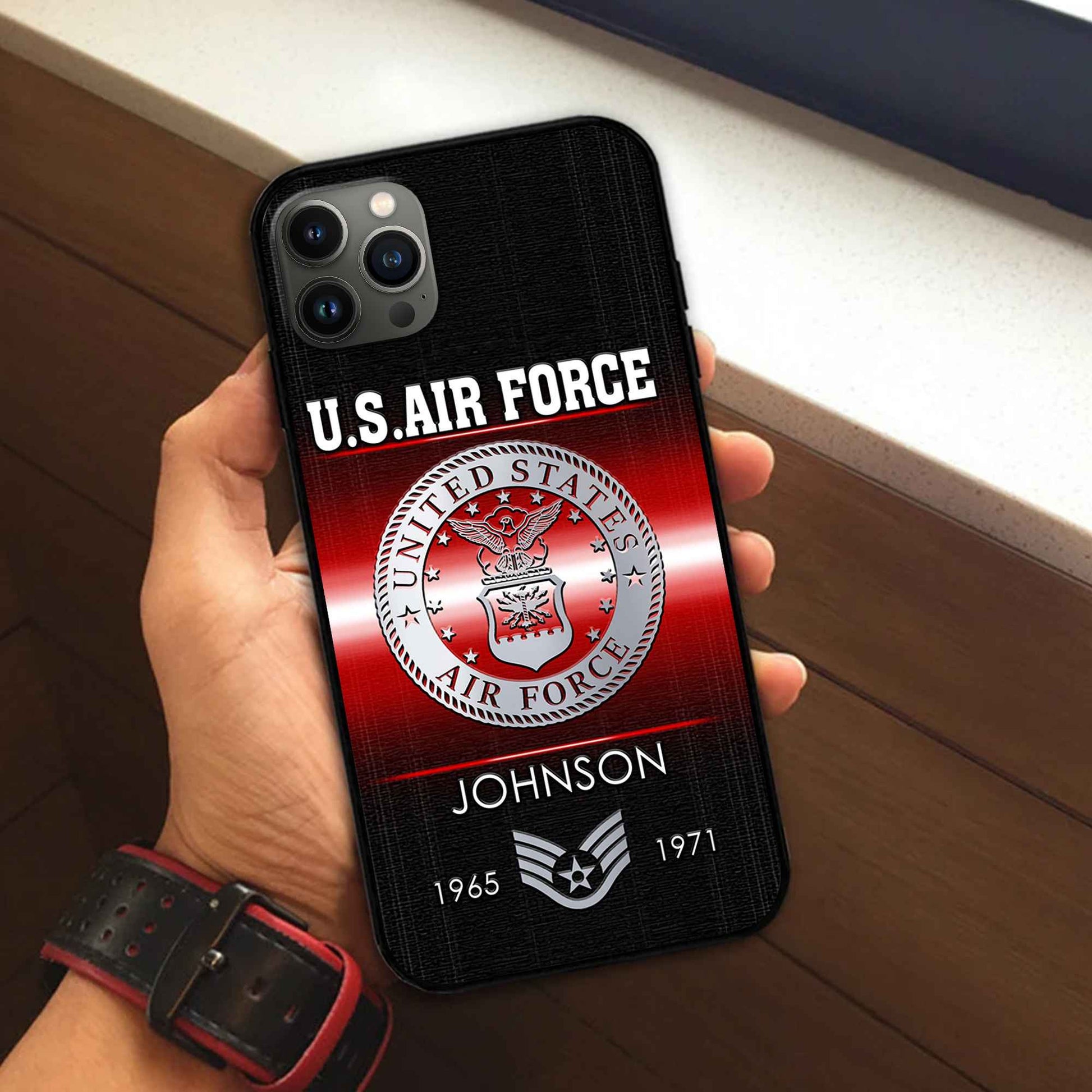 USAF Custom Phone Case VPVC504904, Gifts For Air Force Veteran, Best Gifts On Father's Day, Armed Forces Day, Independence Day, Veterans Day.