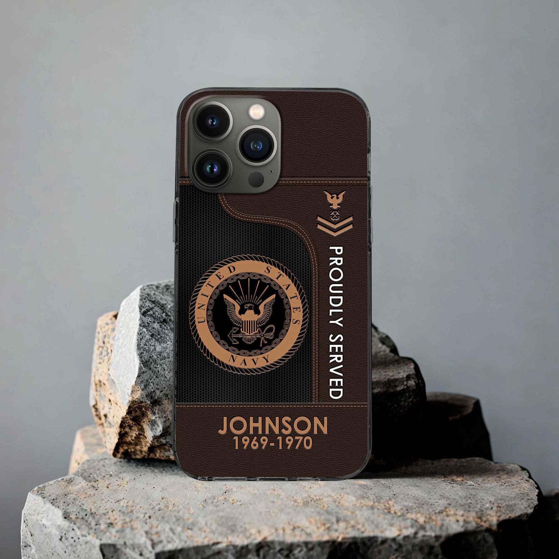 Premium Custom US Navy Phone Case VPVC505102, Gifts For Navy Veteran, Gifts For Dad, For Husband, Best Gifts On Father's Day, Armed Forces Day, Independence Day, Veterans Day.