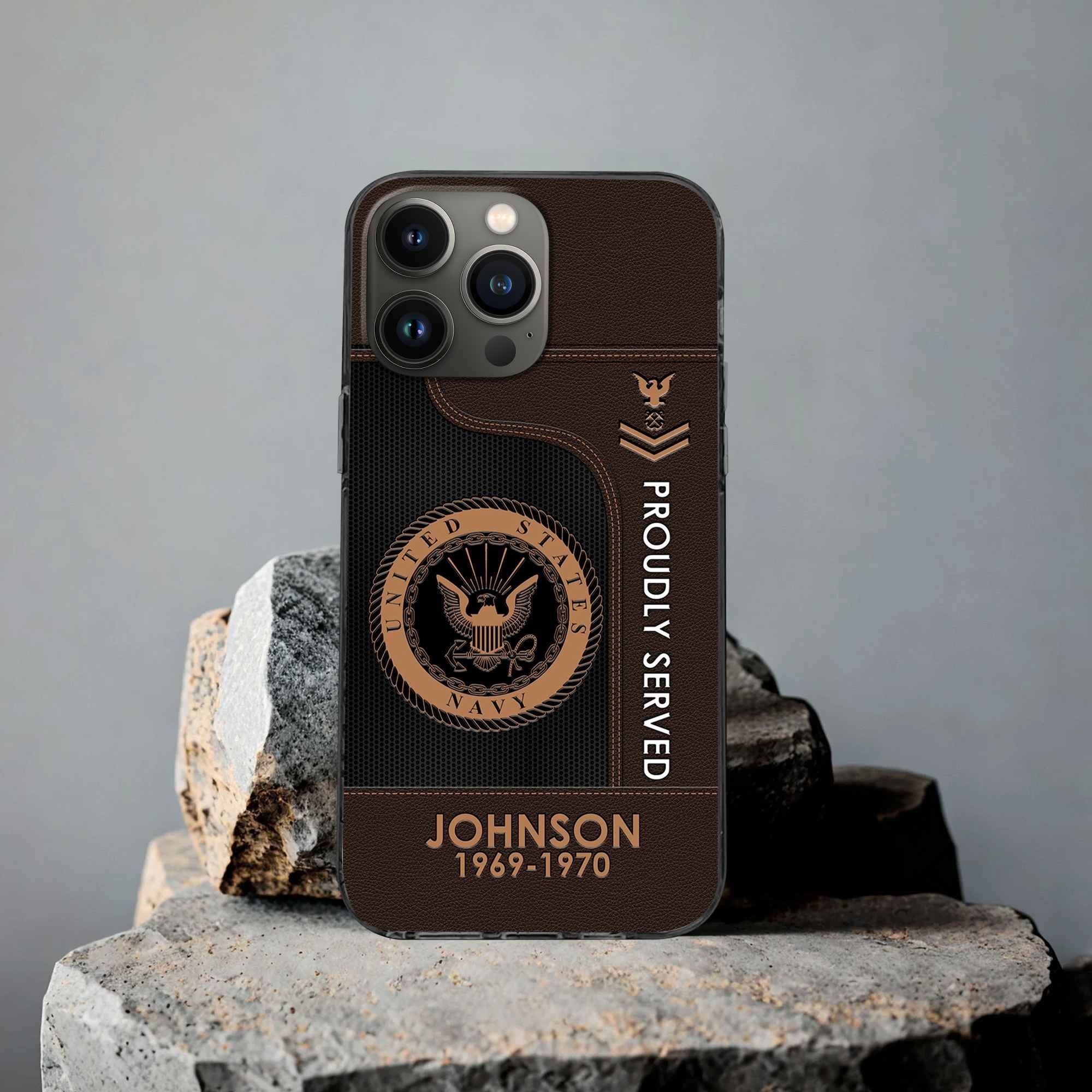 Premium Custom US Navy Phone Case VPVC505102, Gifts For Navy Veteran, Gifts For Dad, For Husband, Best Gifts On Father's Day, Armed Forces Day, Independence Day, Veterans Day.