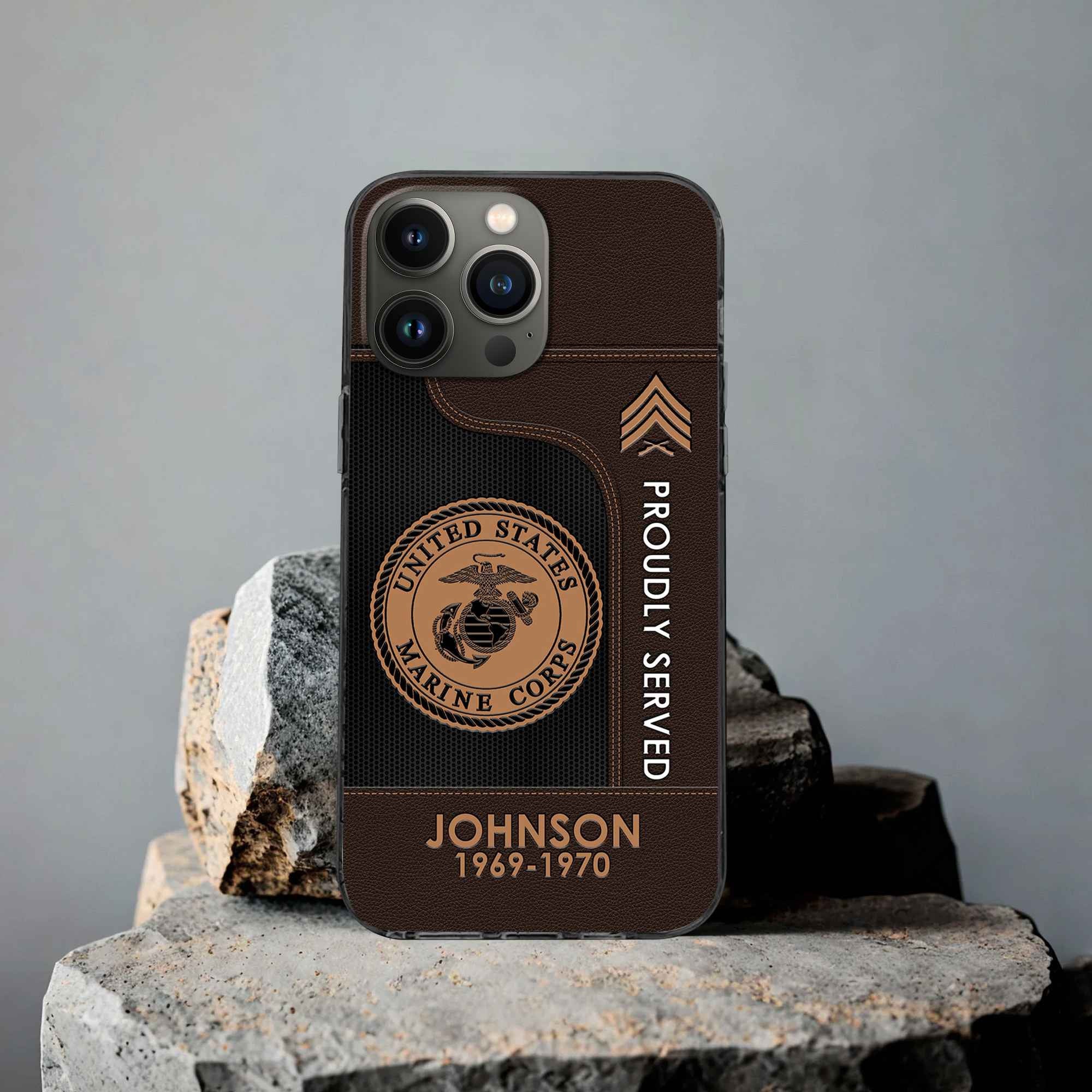Premium Custom USMC Phone Case VPVC505103, Gifts For Marine Veteran, Gifts For Dad, For Husband, Best Gifts On Father's Day, Armed Forces Day, Independence Day, Veterans Day.