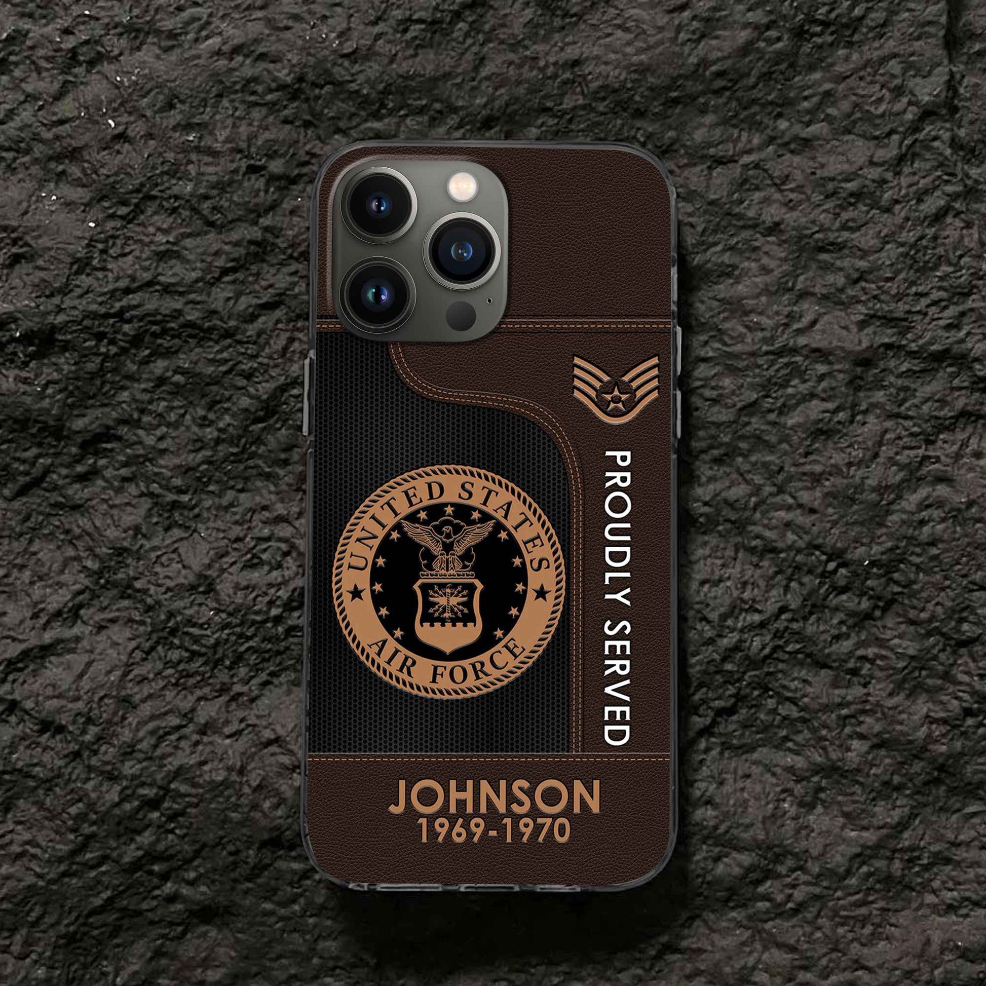 Premium Custom USAF Phone Case VPVC505104, Gifts For Air Force Veteran, Gifts For Dad, For Husband, Best Gifts On Father's Day, Armed Forces Day, Independence Day, Veterans Day.