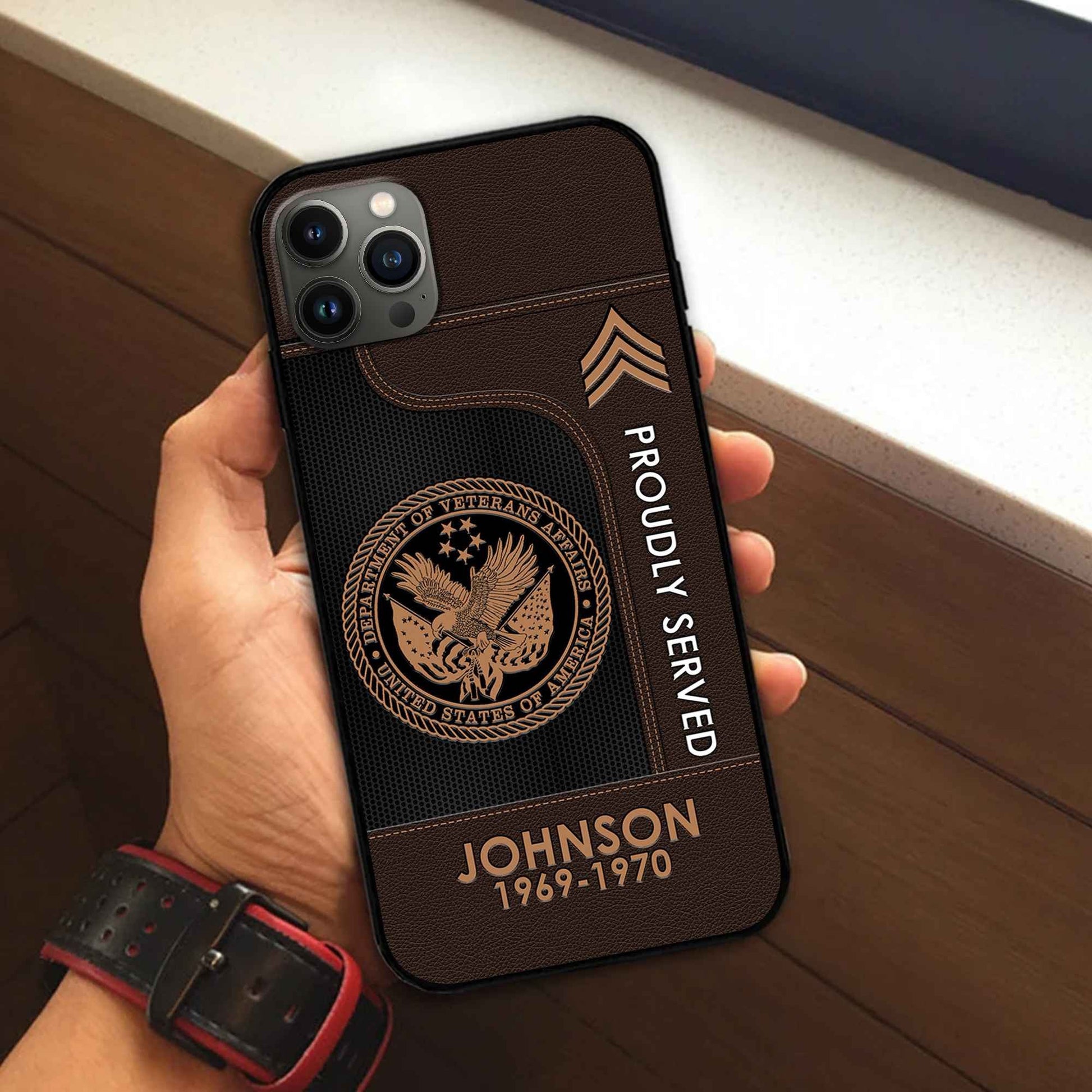 Premium Custom US Veteran Phone Case VPVC505107, Gifts For US Veteran, Gifts For Dad, For Husband, Best Gifts On Father's Day, Armed Forces Day, Independence Day, Veterans Day.