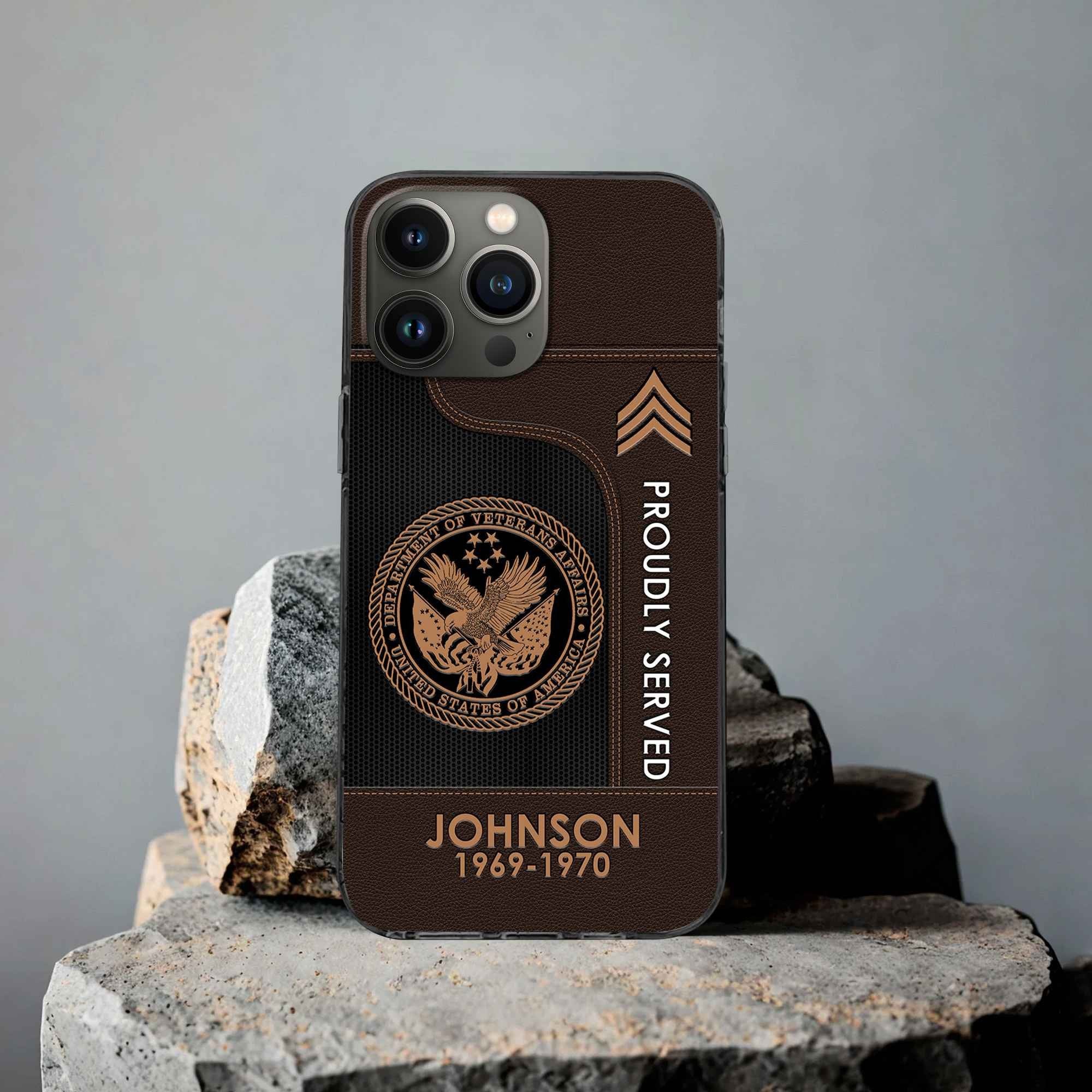 Premium Custom US Veteran Phone Case VPVC505107, Gifts For US Veteran, Gifts For Dad, For Husband, Best Gifts On Father's Day, Armed Forces Day, Independence Day, Veterans Day.