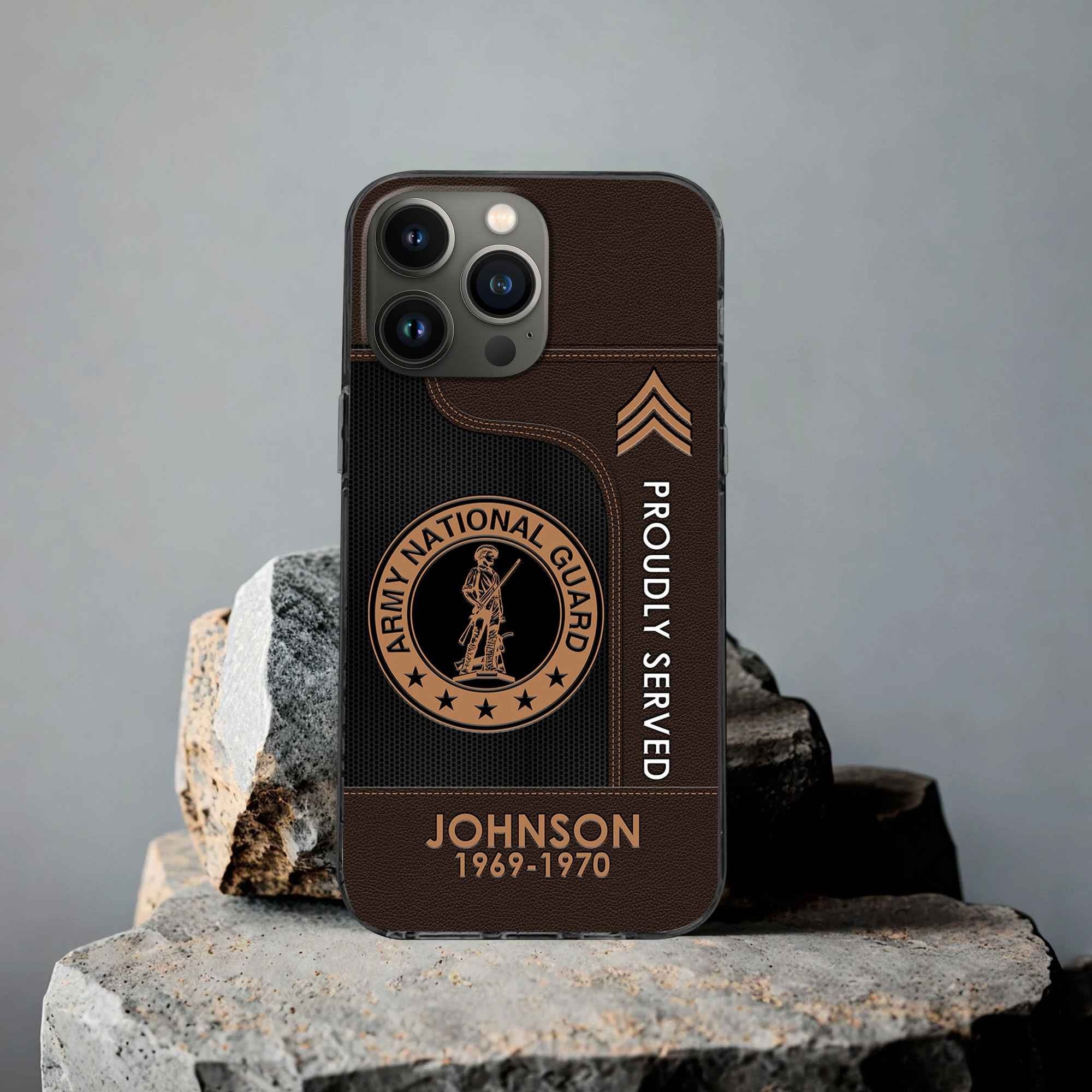 Premium Custom US Army National Guard Phone Case VPVC505108, Gifts For Army National Guard Veteran, Gifts For Dad, For Husband, Best Gifts On Father's Day, Armed Forces Day, Independence Day, Veterans Day.