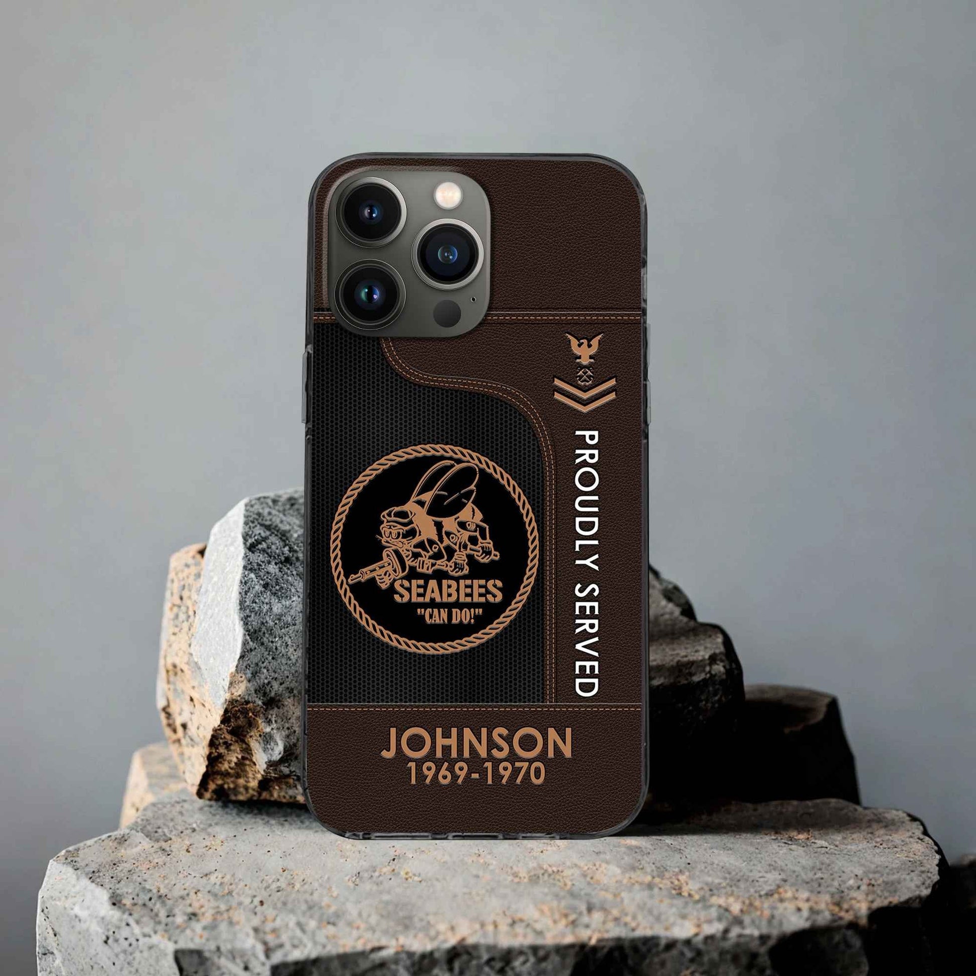 Premium Custom US Seabees Phone Case VPVC505109, Gifts For Seabees Veteran, Gifts For Dad, For Husband, Best Gifts On Father's Day, Armed Forces Day, Independence Day, Veterans Day.