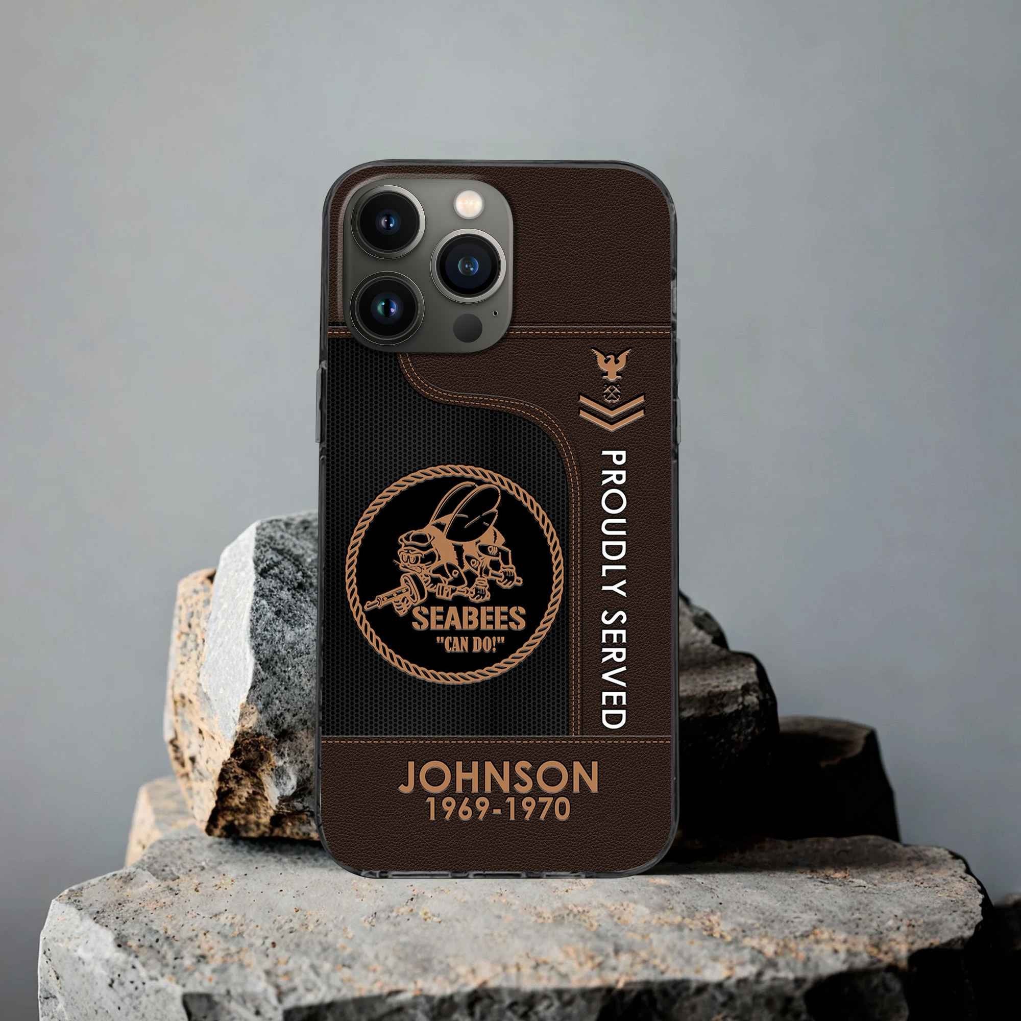 Premium Custom US Seabees Phone Case VPVC505109, Gifts For Seabees Veteran, Gifts For Dad, For Husband, Best Gifts On Father's Day, Armed Forces Day, Independence Day, Veterans Day.