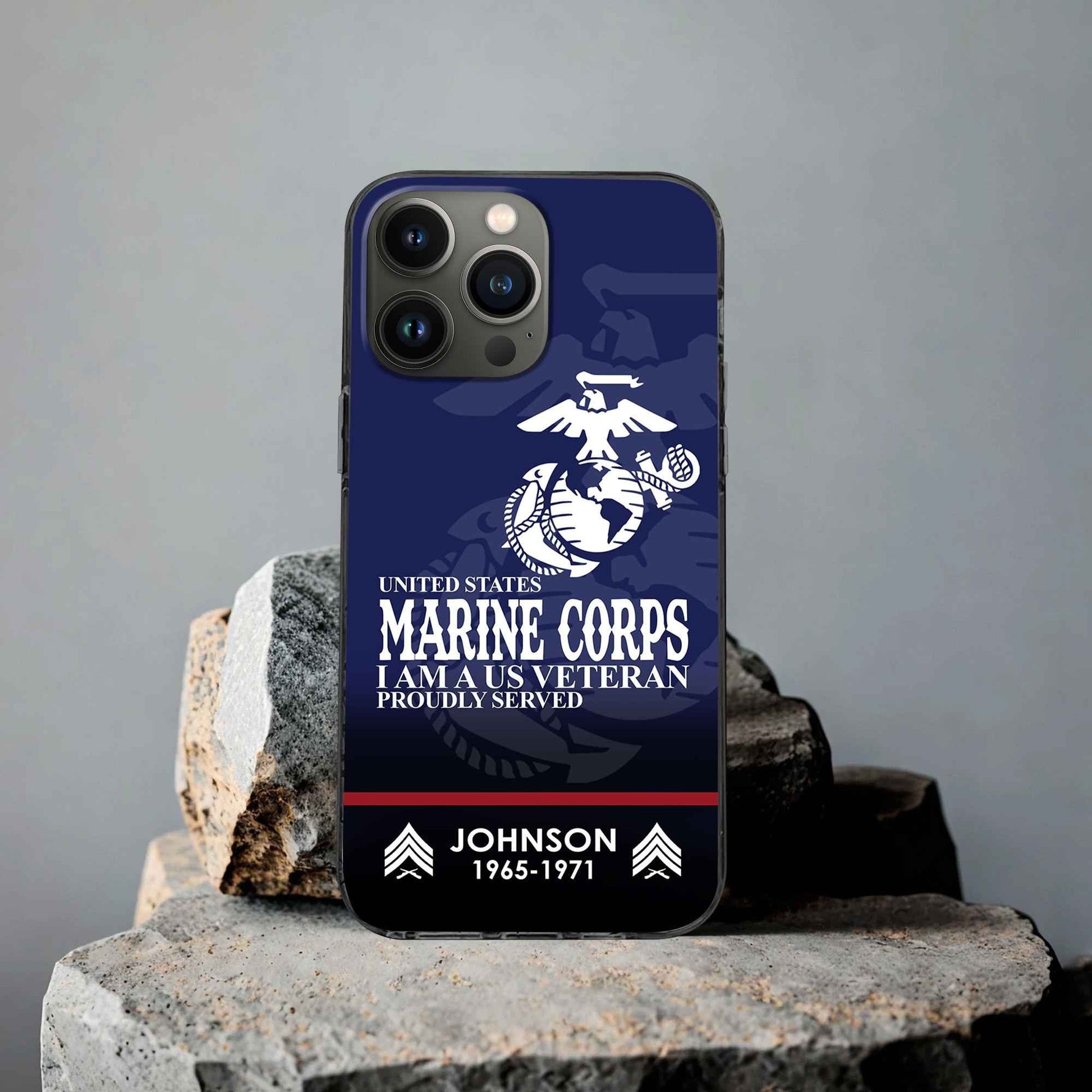 Premium Custom USMC Phone Case VPVC505303, Gifts For Marine Veteran, Best Gifts On Father's Day, Armed Forces Day, Independence Day, Veterans Day.