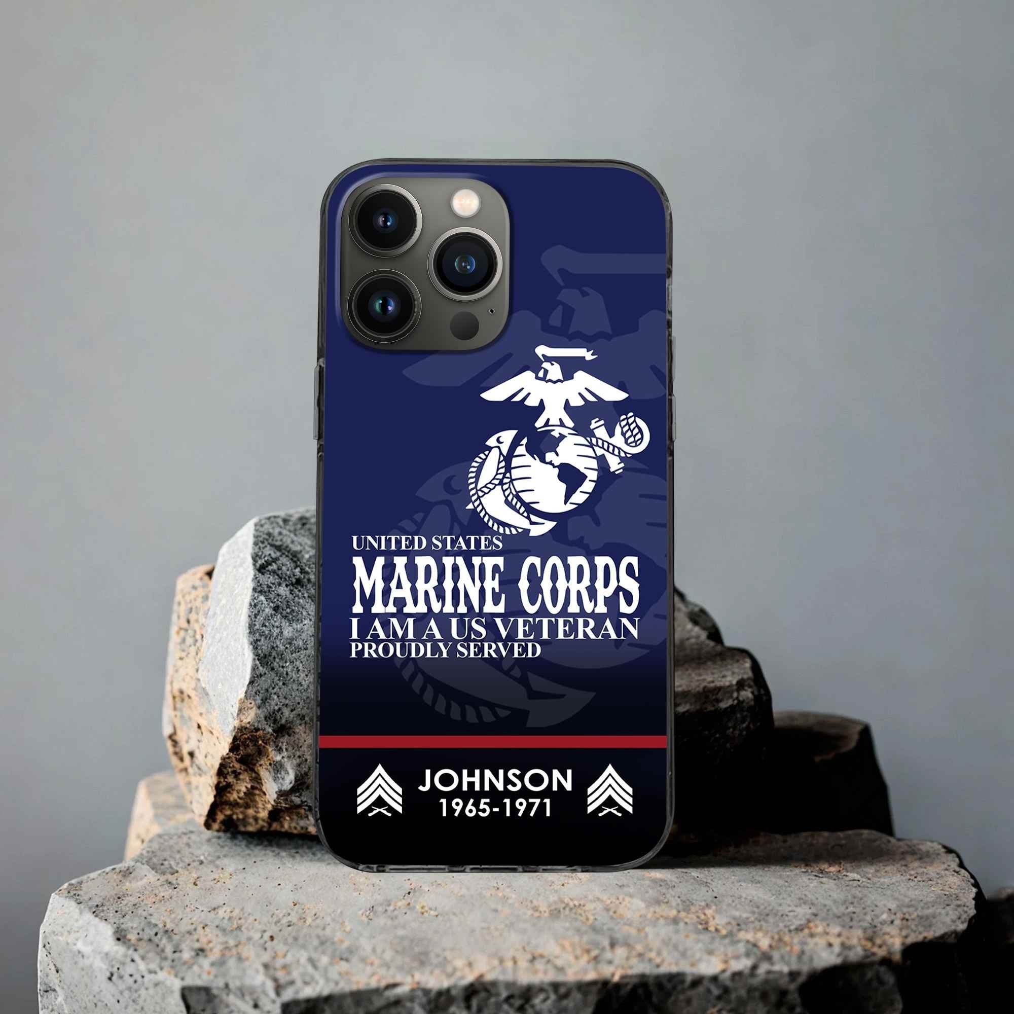 Premium Custom USMC Phone Case VPVC505303, Gifts For Marine Veteran, Best Gifts On Father's Day, Armed Forces Day, Independence Day, Veterans Day.