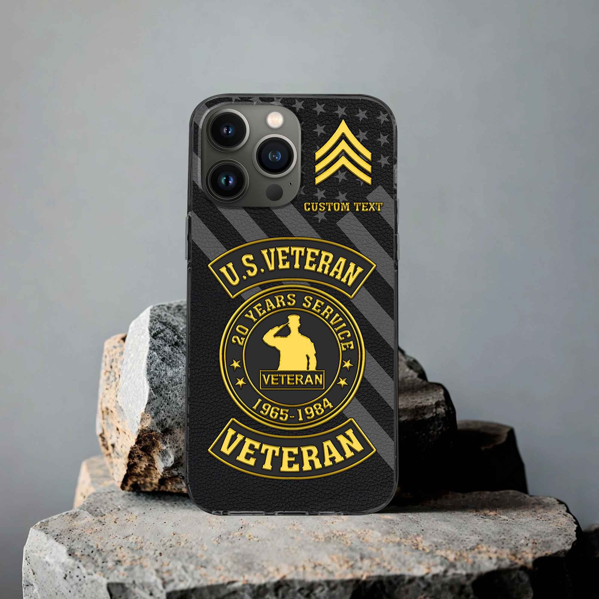 Premium US Veteran Phone Case VPVC505507, Custom Name, Rank, Year, Gifts For US Veteran, Best Gifts On Father's Day, Armed Forces Day, Independence Day, Veterans Day.