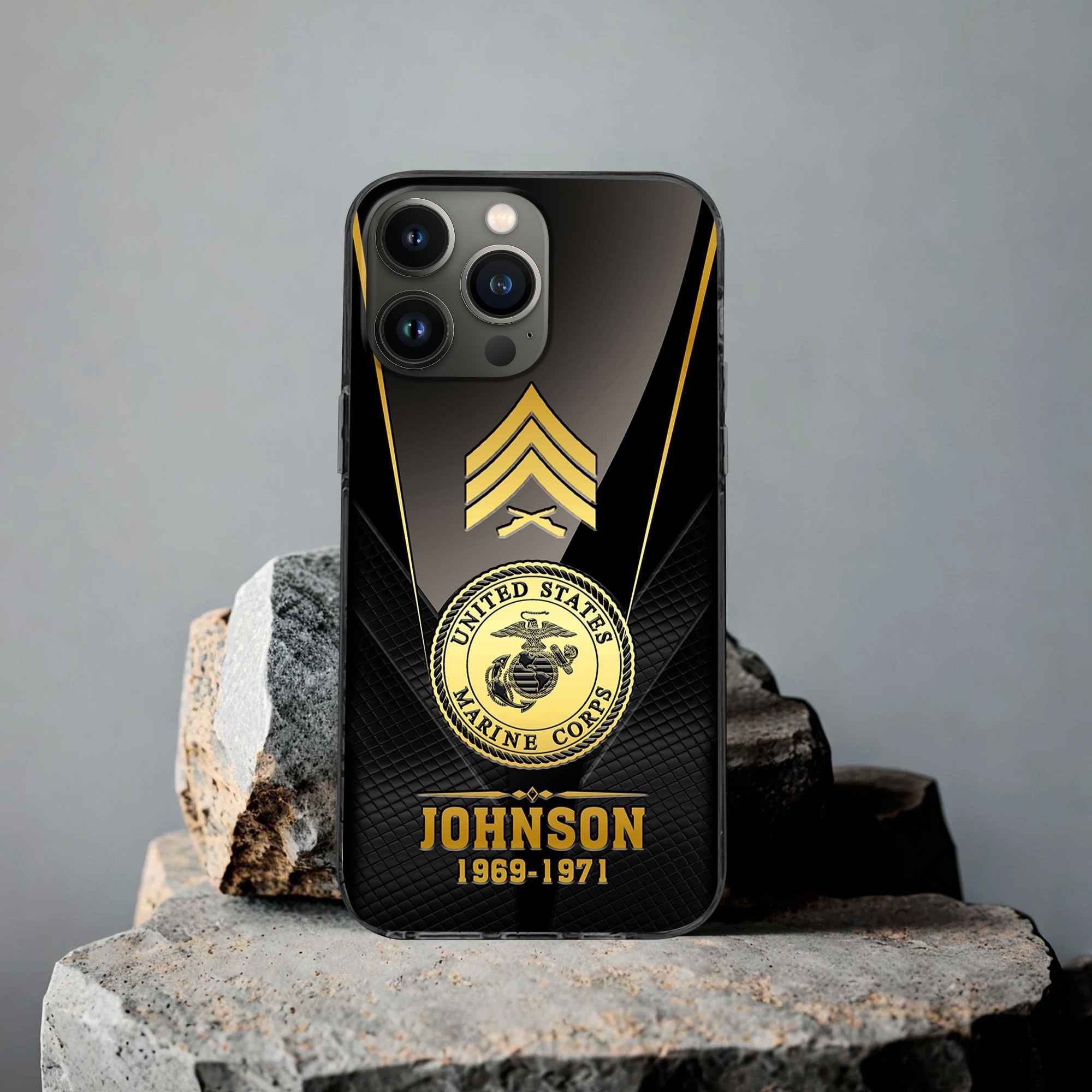 Premium Custom USMC Phone Case VPVC505603, Gifts For Marine Veteran, Gifts For Dad, For Husband, Best Gifts On Father's Day, Armed Forces Day, Independence Day, Veterans Day.