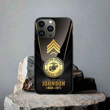 Premium Custom USMC Phone Case VPVC505603, Gifts For Marine Veteran, Gifts For Dad, For Husband, Best Gifts On Father's Day, Armed Forces Day, Independence Day, Veterans Day.