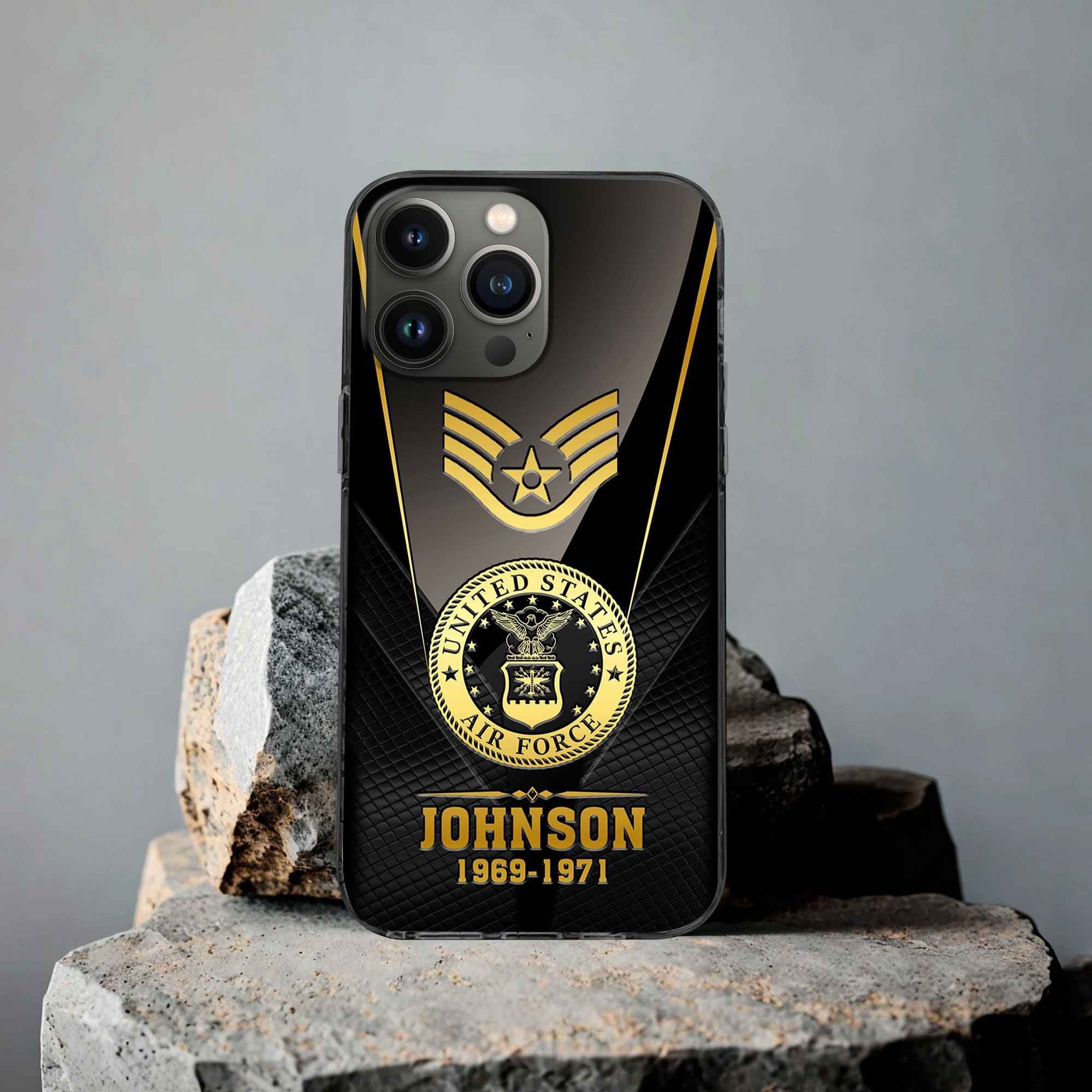 Premium Custom USAF Phone Case VPVC505604, Gifts For Air Force Veteran, Gifts For Dad, For Husband, Best Gifts On Father's Day, Armed Forces Day, Independence Day, Veterans Day.